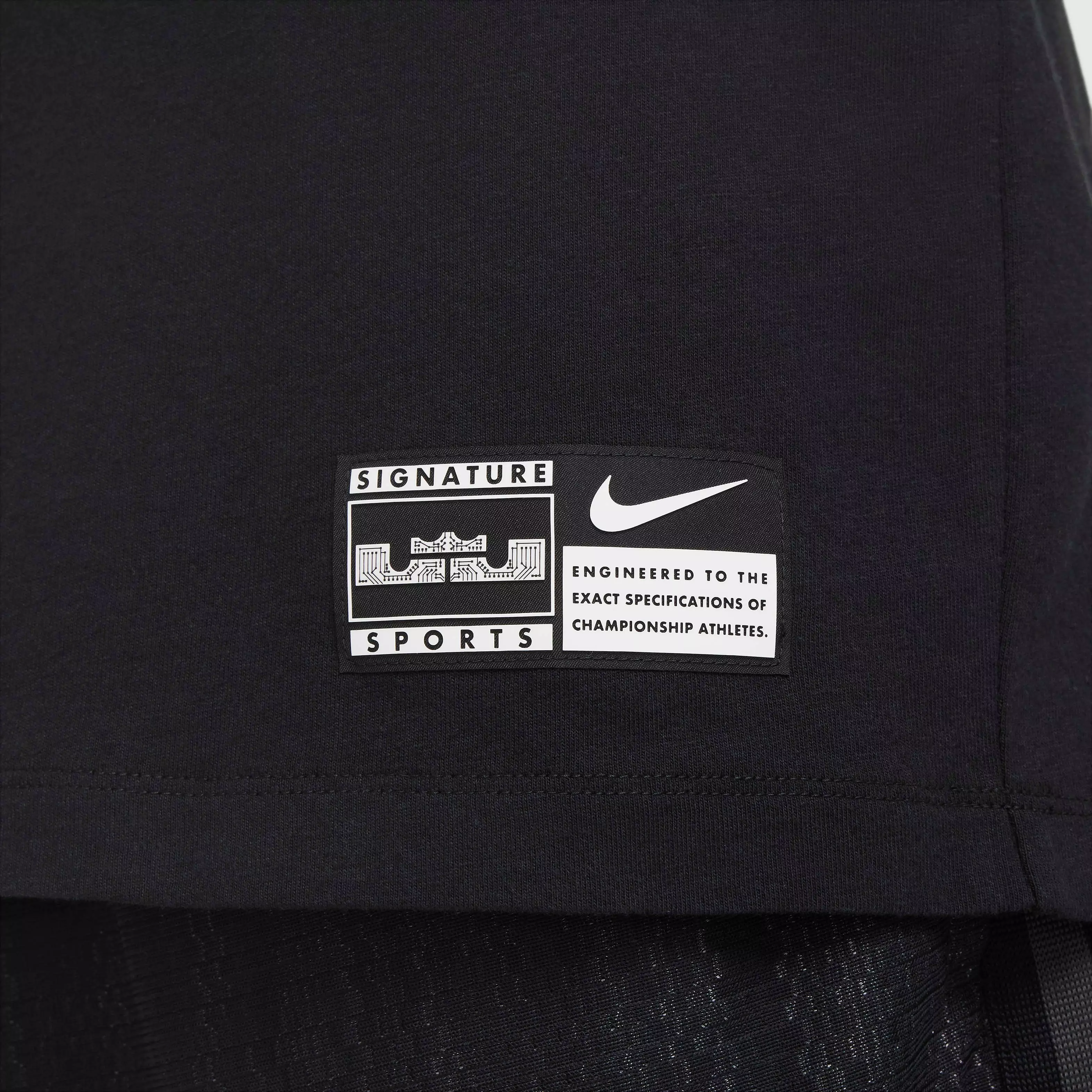 Nike Men's LeBron Max90 Long Sleeve Basketball T-Shirt - BLACK