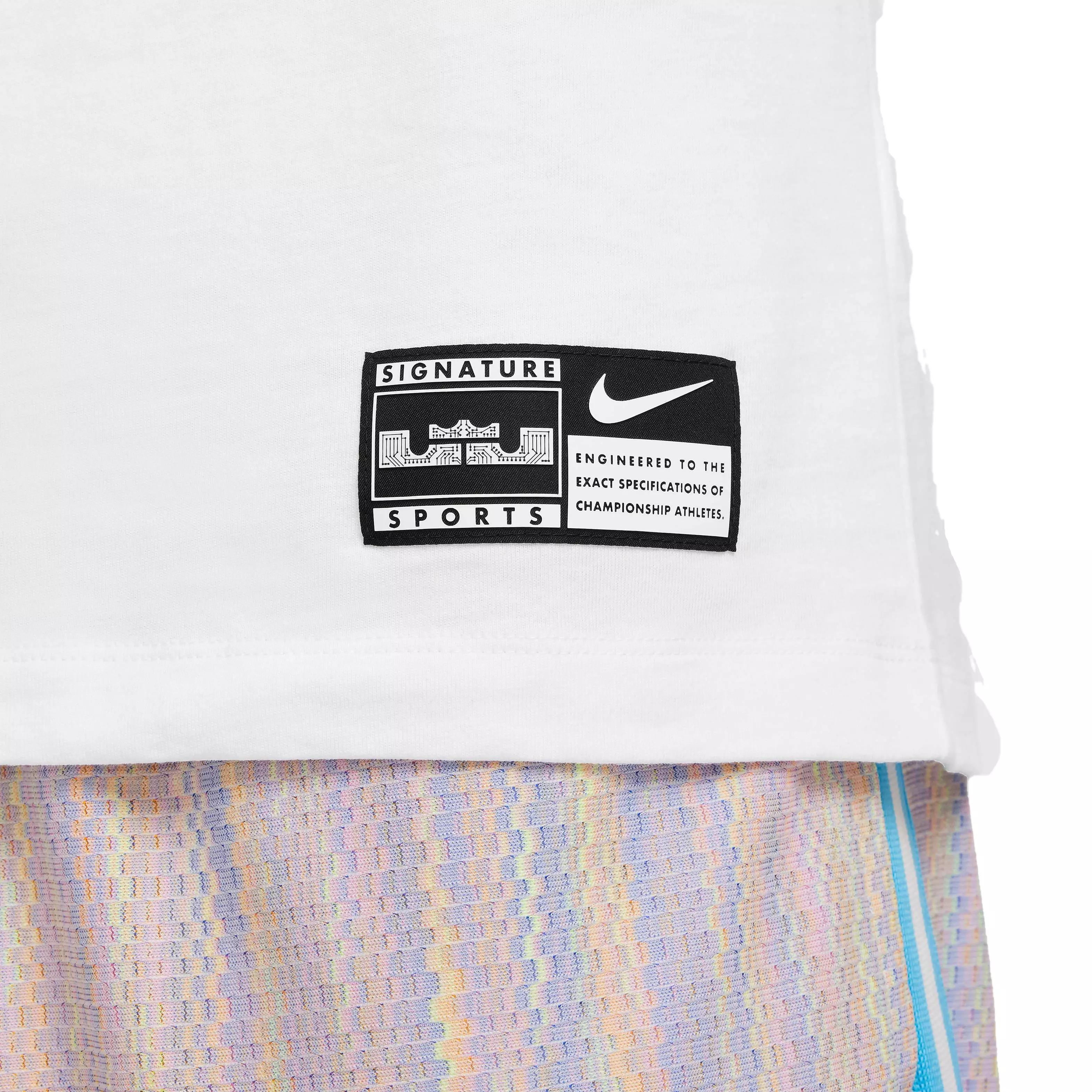 Nike Men's LeBron Max90 Long Sleeve Basketball T-Shirt - WHITE