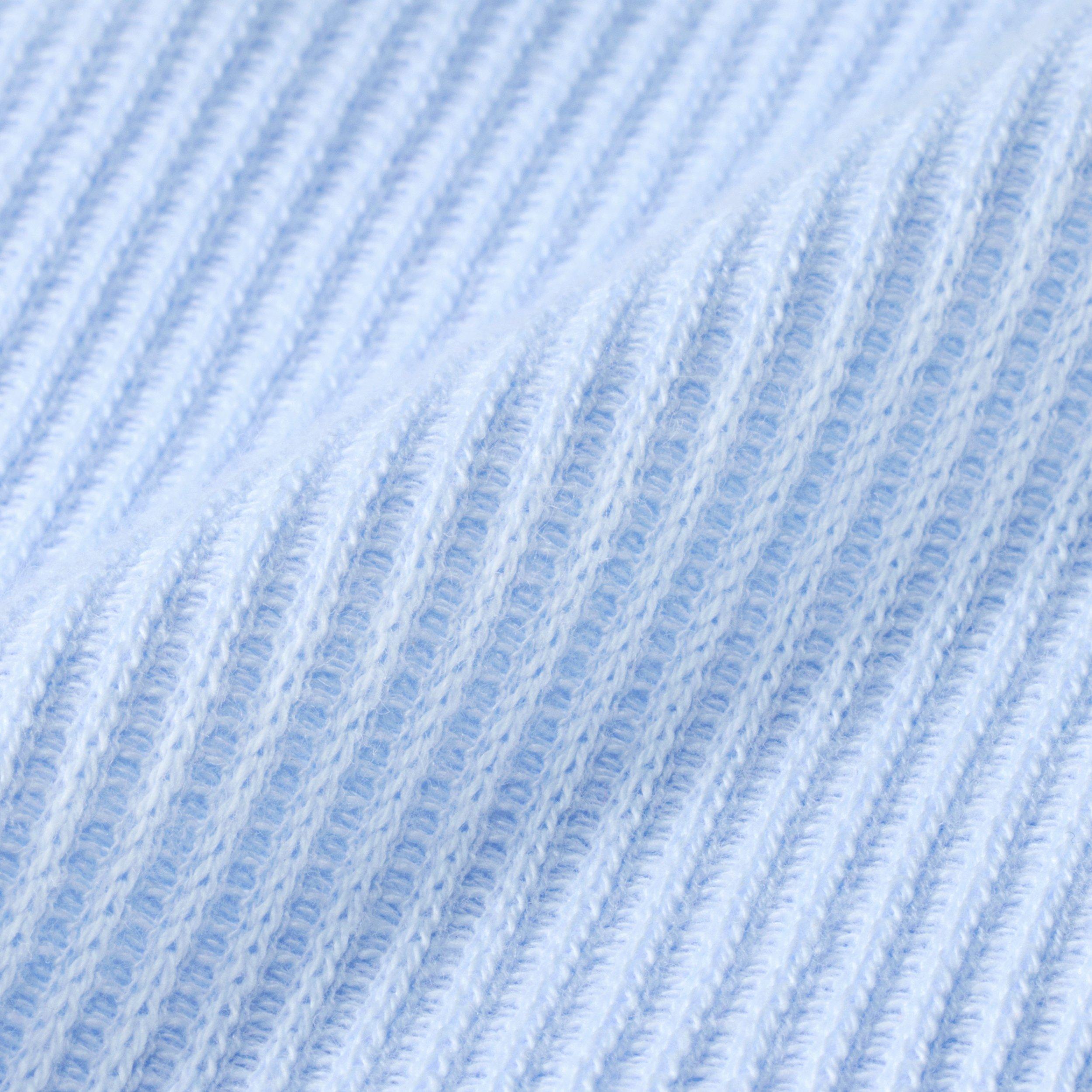 Nike Women's Sportswear Chill Waffle Loose Mid-Rise Shorts - BLUE Thumbnail View 6