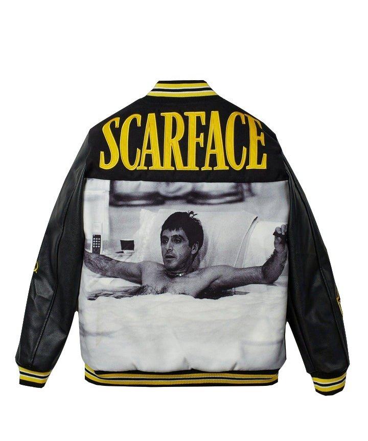 Reason Men's Scarface X Reason Collab Patched Wool Varsity