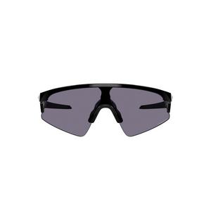 Oakley Youth Resistor Sweep Prizm Grey Sunglasses - Polished Black