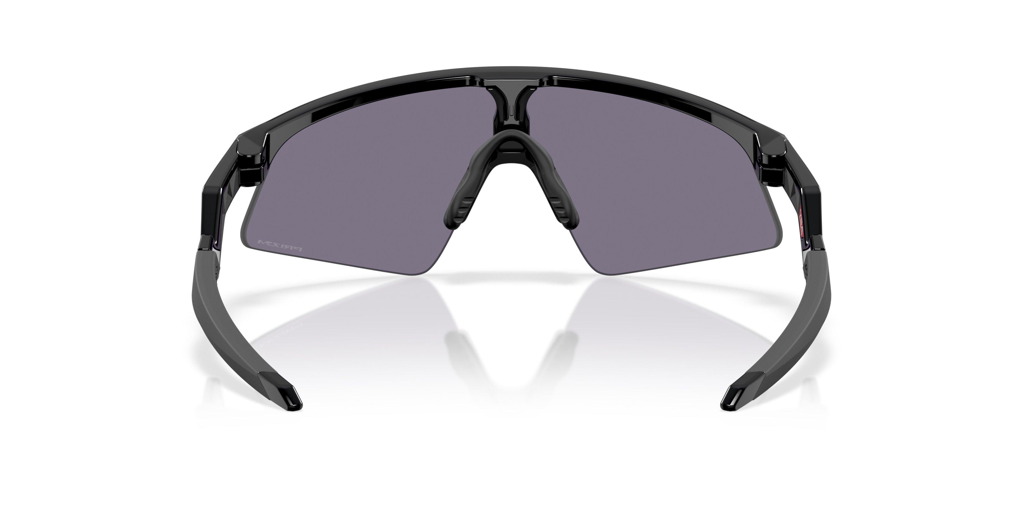 Oakley Resistor Sweep Sunglasses (Youth Fit) - Prizm Grey Lenses and Polished Black Frame