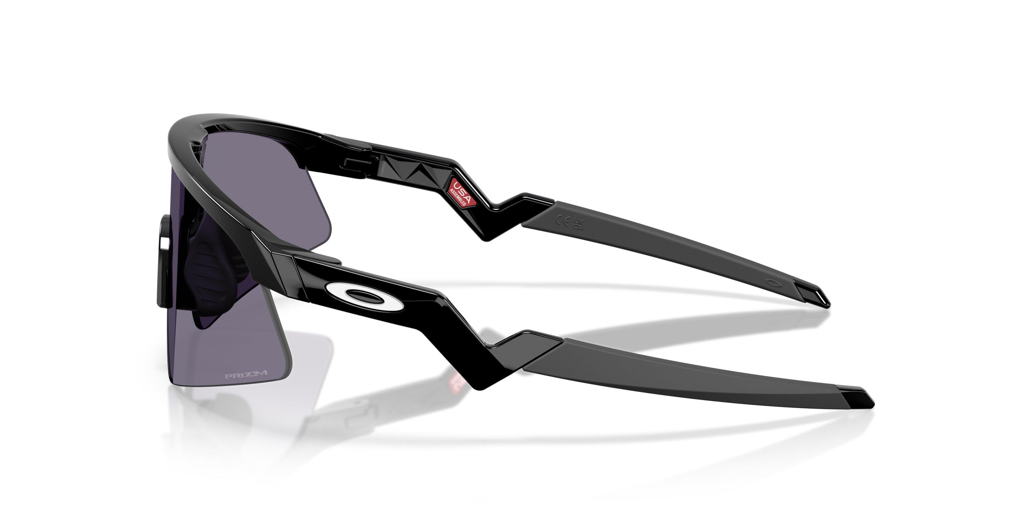 Oakley Resistor Sweep Youth Prizm Grey Sunglasses – Polished Black