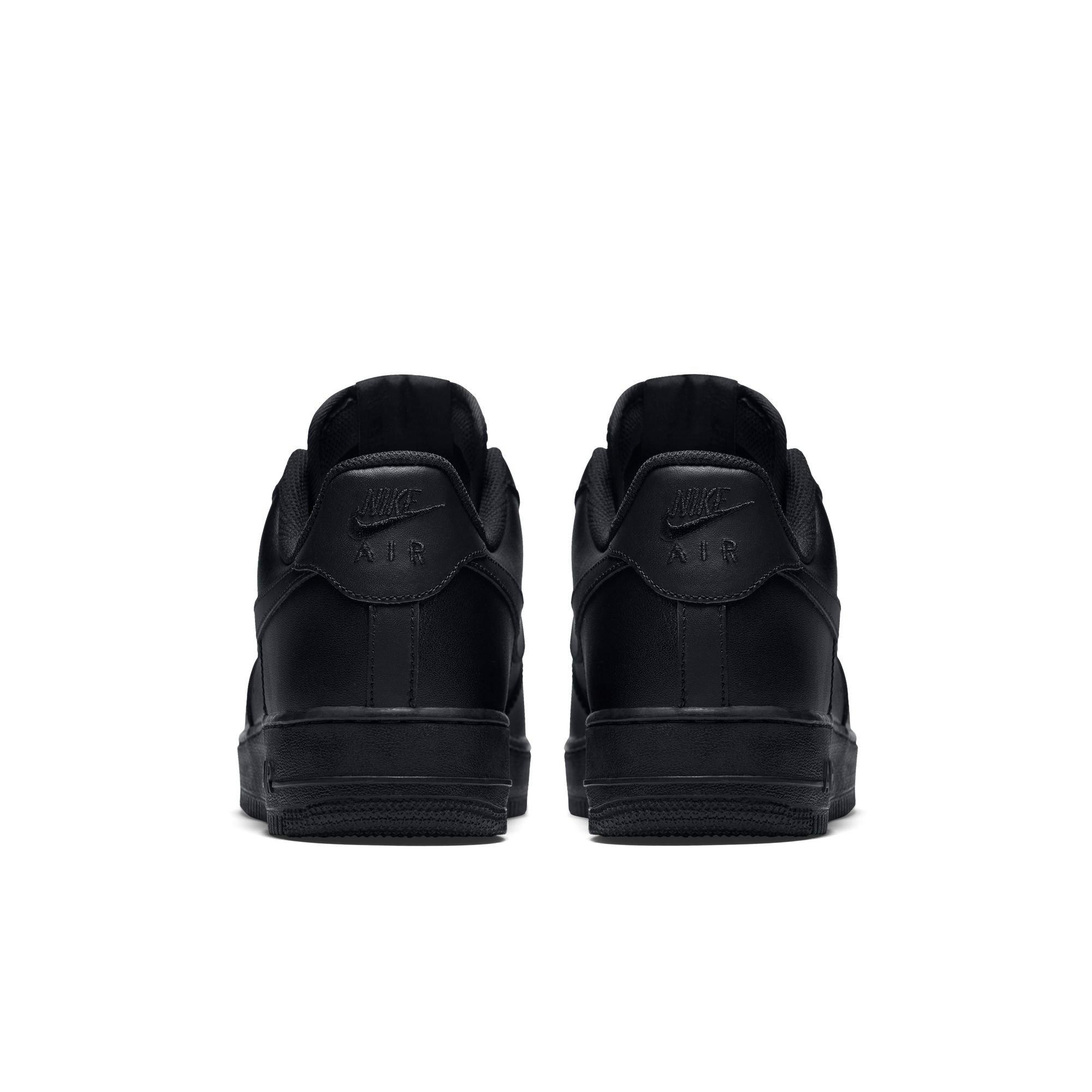Nike Air Force 1 Low Men's "Black" Basketball Shoes - BLACK Thumbnail View 6