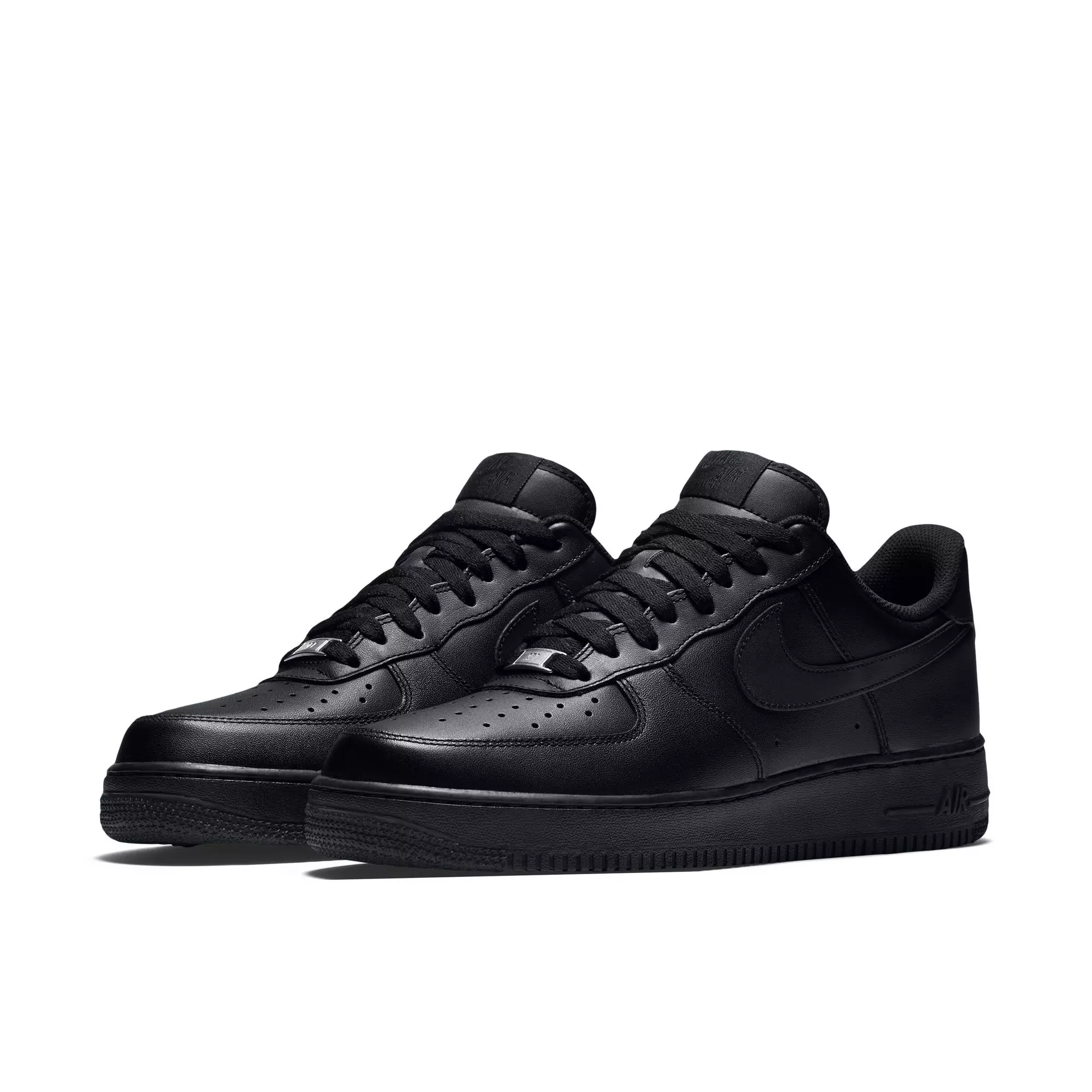Nike Air Force 1 Low Men's "Black" Basketball Shoes - BLACK