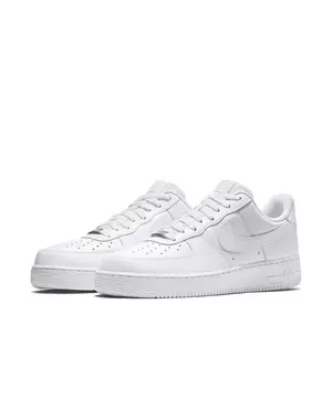 Nike Air Force 1 Low Men's White Basketball Shoes, Size: 12