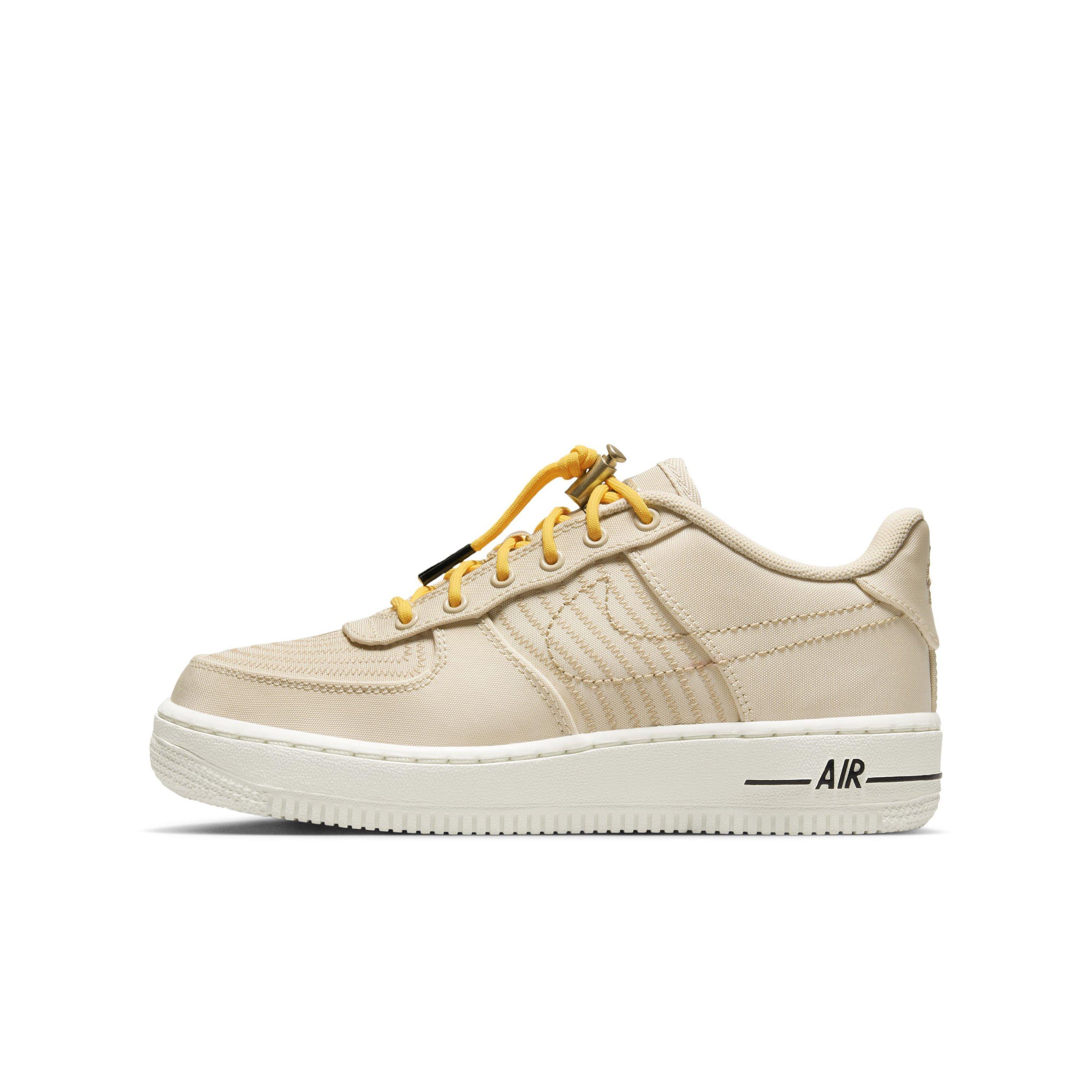 Nike Air Force 1 LV8 3 Sanddrift/Sail/Citron Pulse/Hemp Grade School  Boys' Shoe - Hibbett