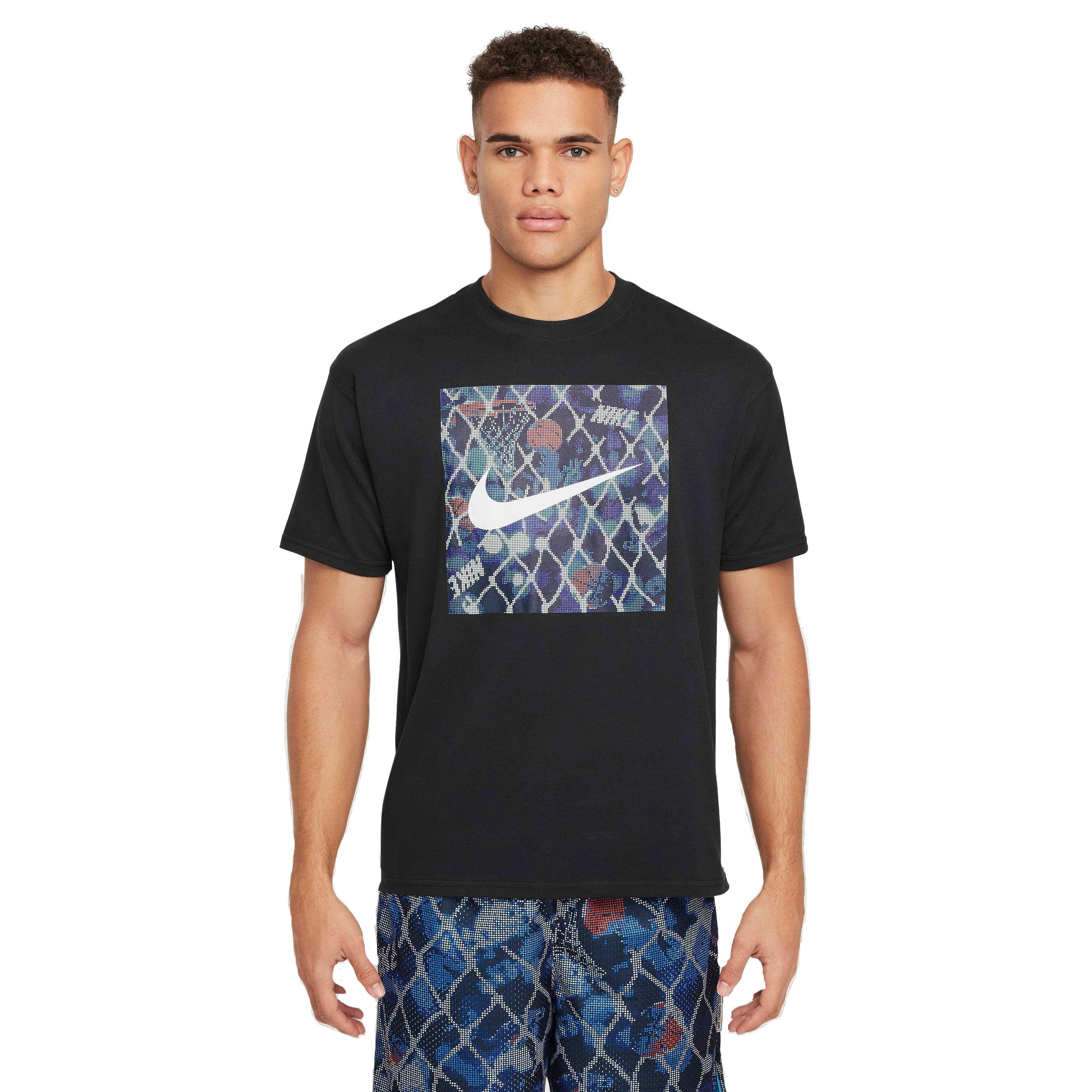 Nike Men's Max90 Basketball Tee - BLACK Thumbnail View 1
