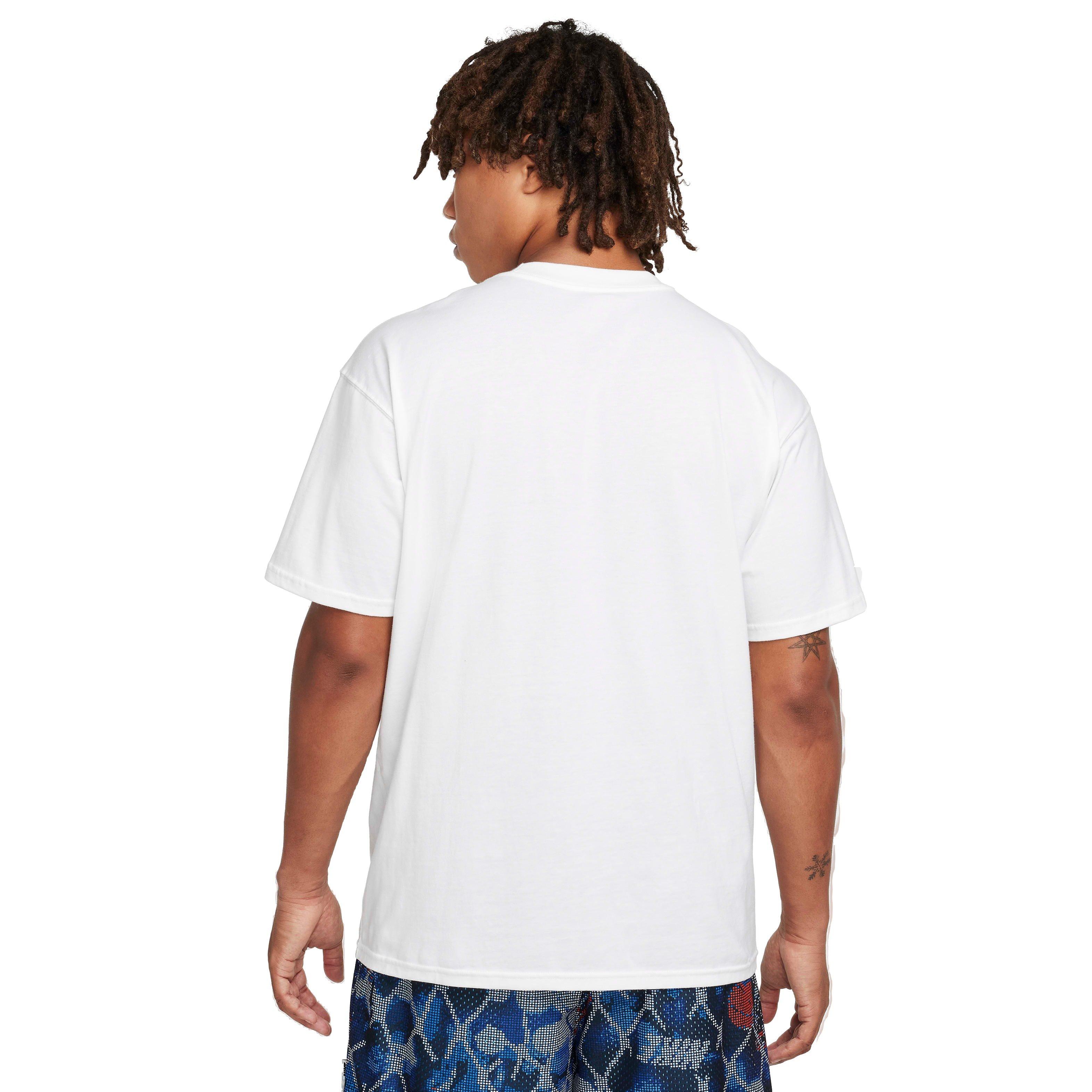 Nike Men's Max90 Basketball Tee - WHITE Thumbnail View 2