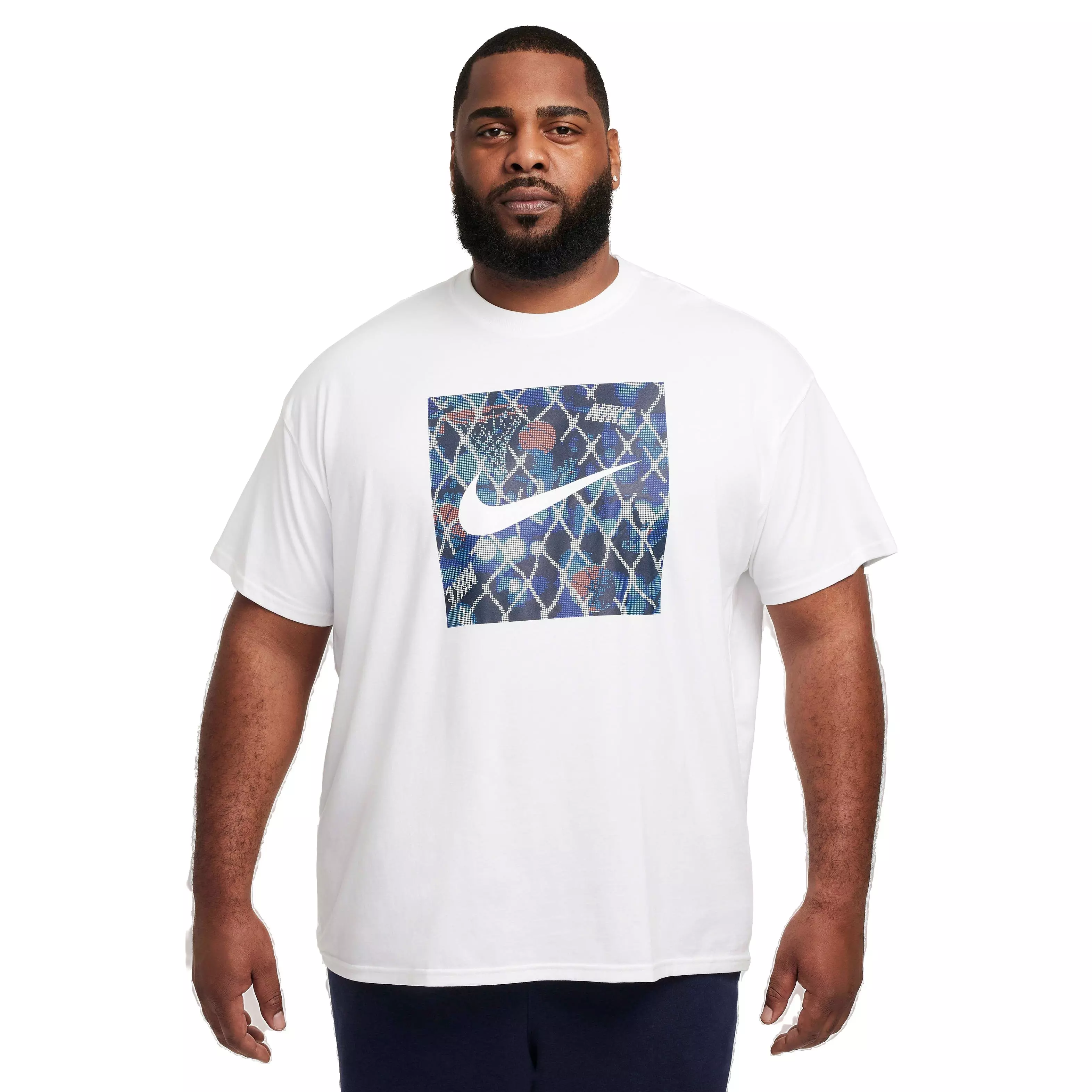 Nike Men's Max90 Basketball Tee - WHITE