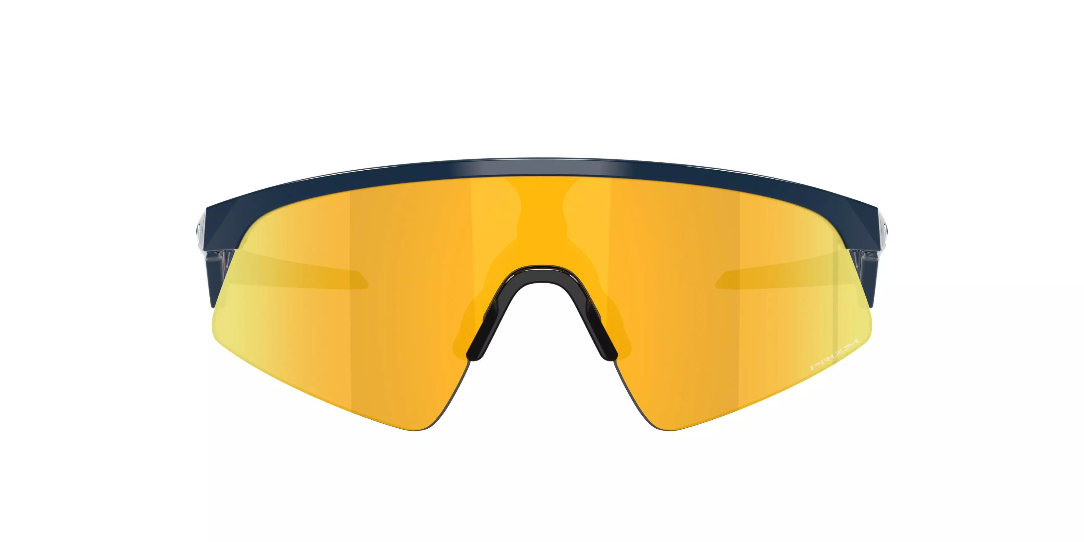 Oakley Youth Resistor Sweep Prizm 24K Sunglasses - Polished Abyss - BLACK/GOLD