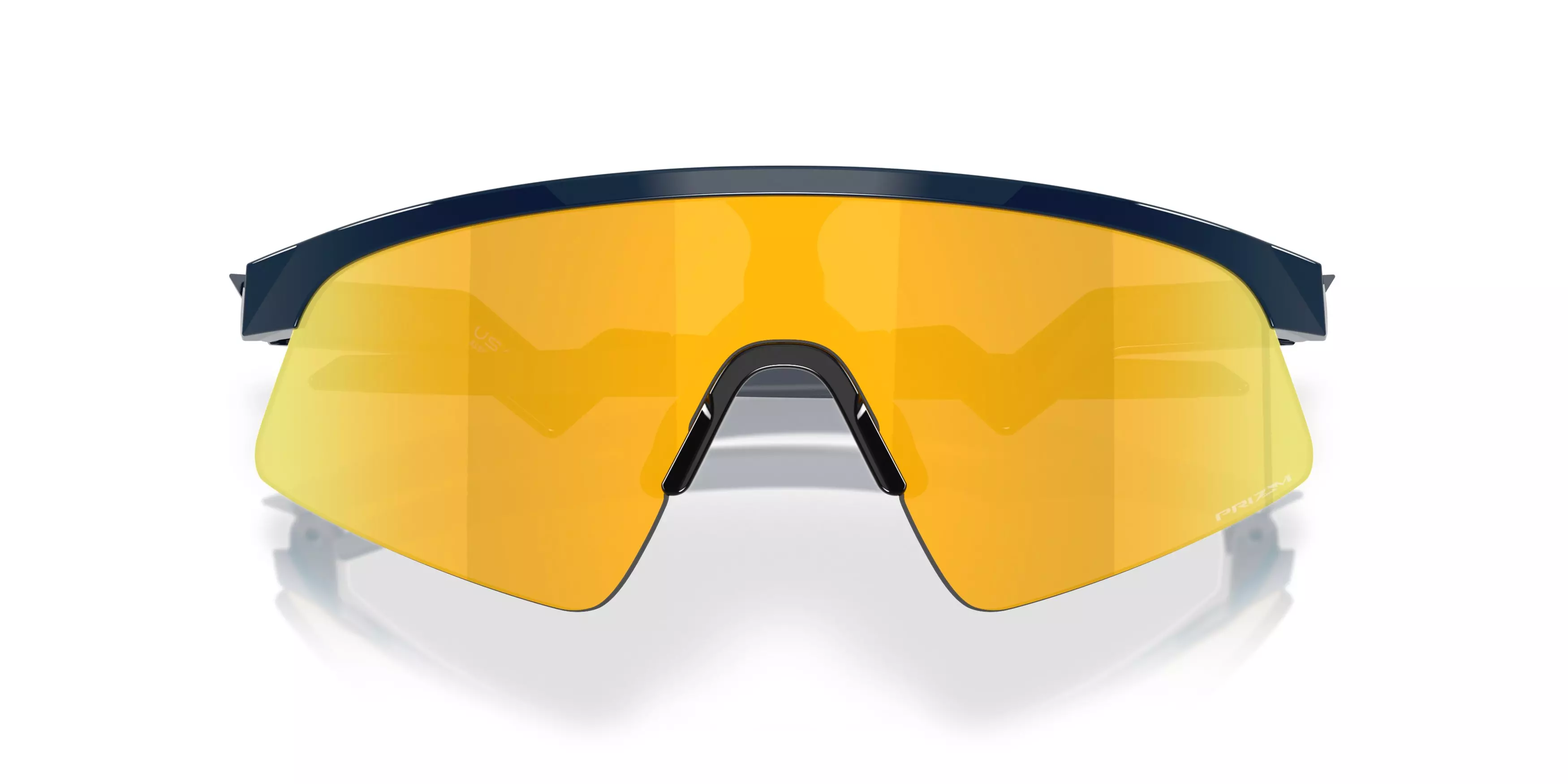 Oakley Youth Resistor Sweep Prizm 24K Sunglasses - Polished Abyss - BLACK/GOLD