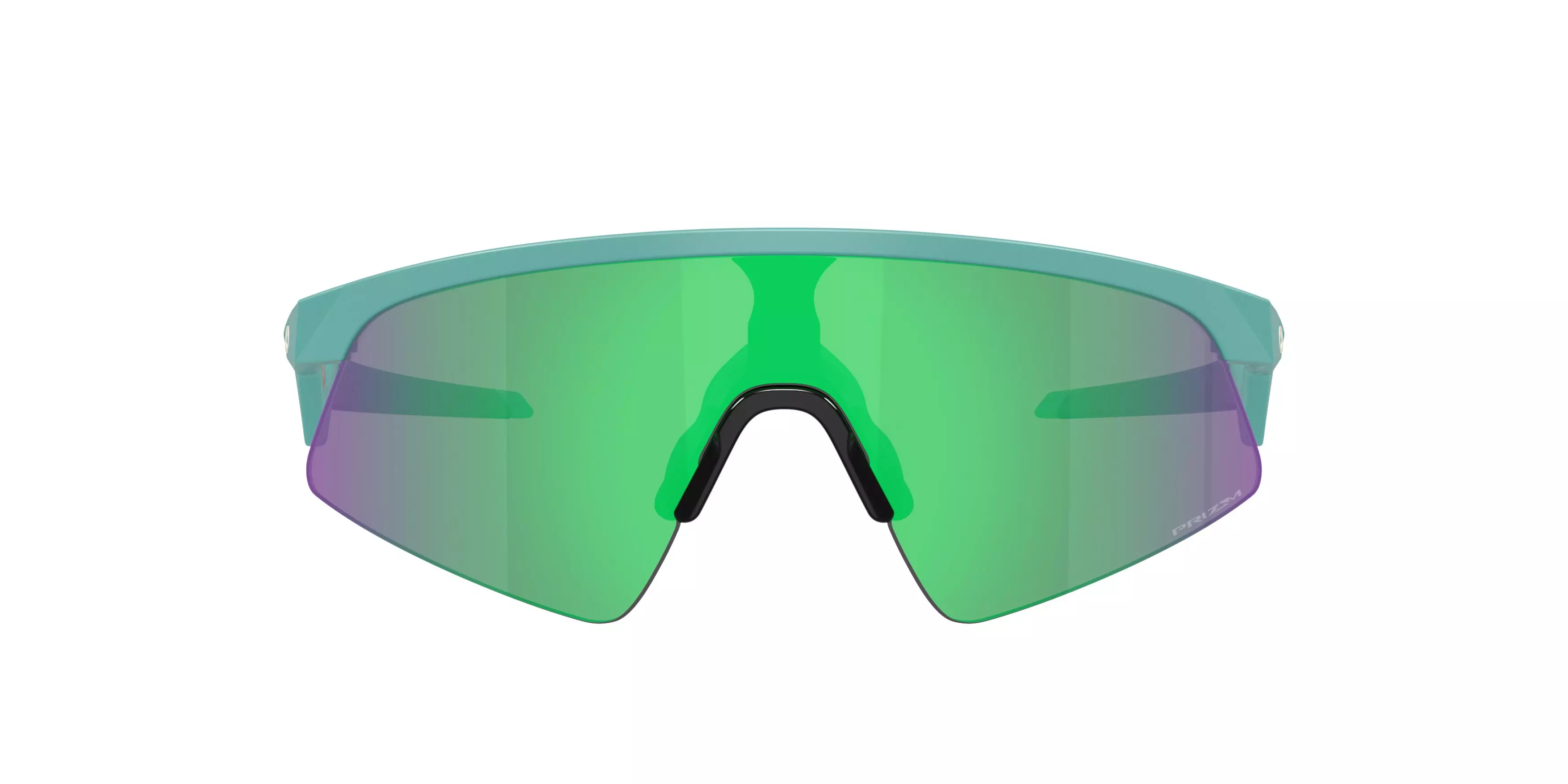 Oakley Resistor Sweep Sunglasses (Youth Fit) - Prizm Jade Lenses and Matte Pacific Frame - BLUE/GREEN