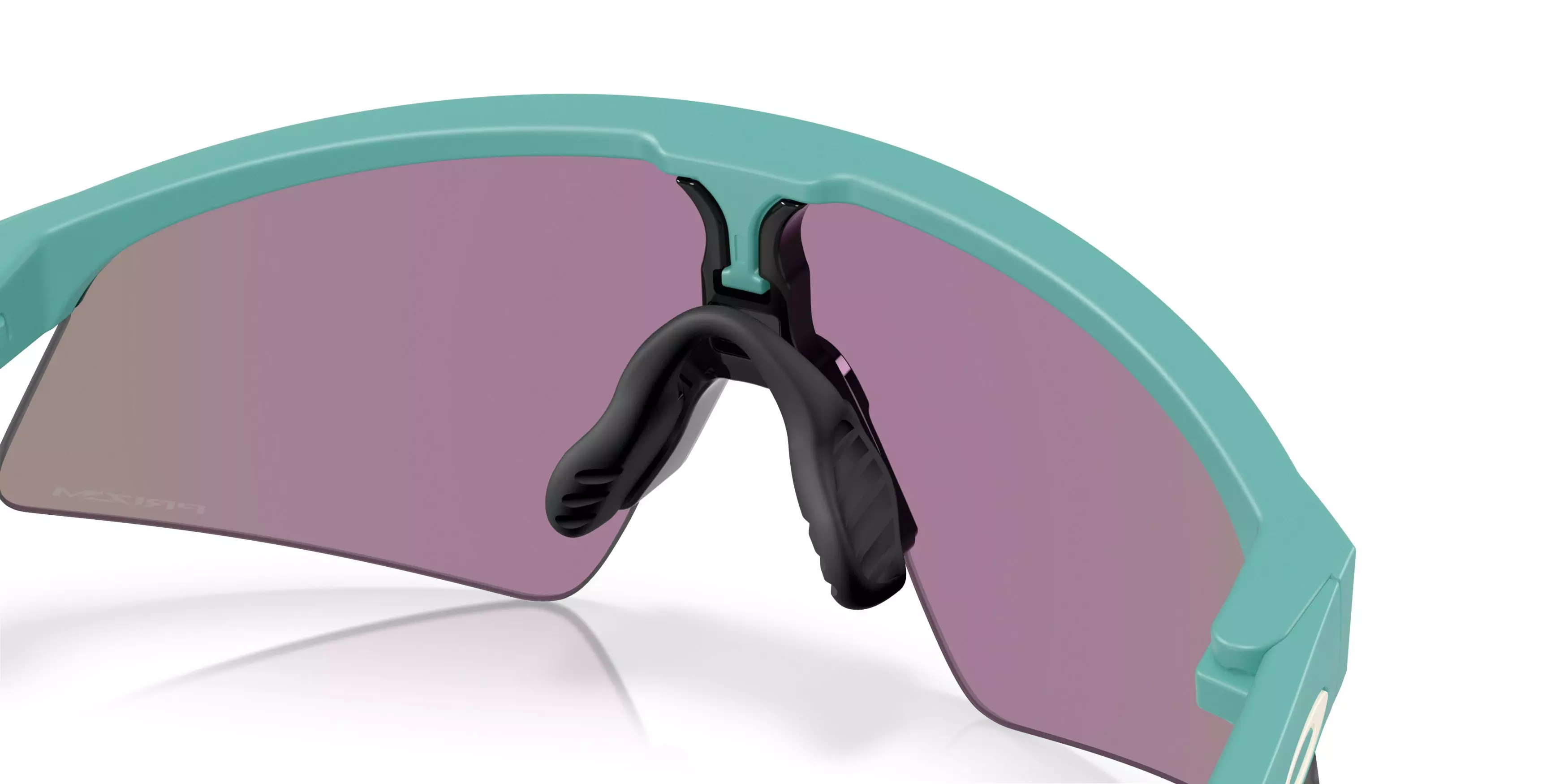 Oakley Resistor Sweep Sunglasses (Youth Fit) - Prizm Jade Lenses and Matte Pacific Frame - BLUE/GREEN