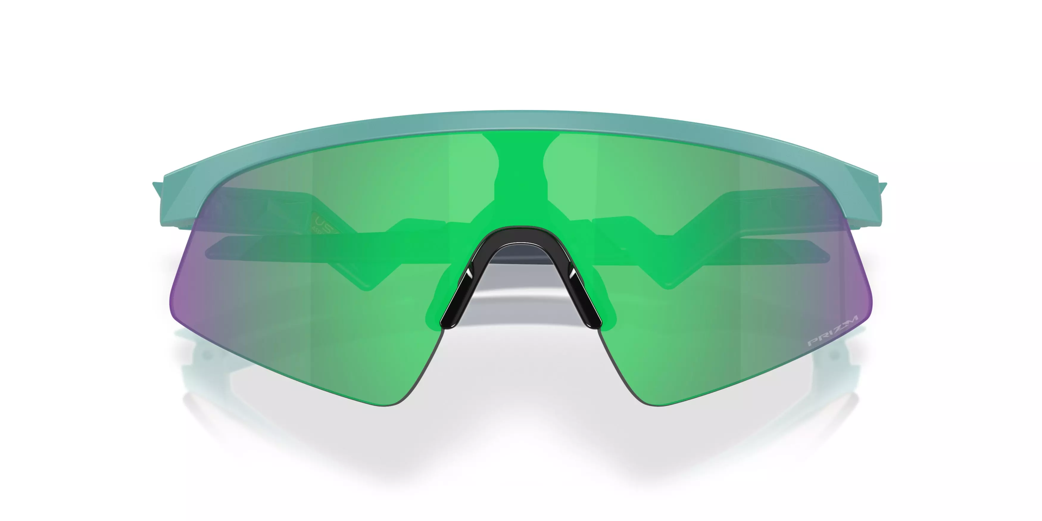 Oakley Resistor Sweep Sunglasses (Youth Fit) - Prizm Jade Lenses and Matte Pacific Frame - BLUE/GREEN