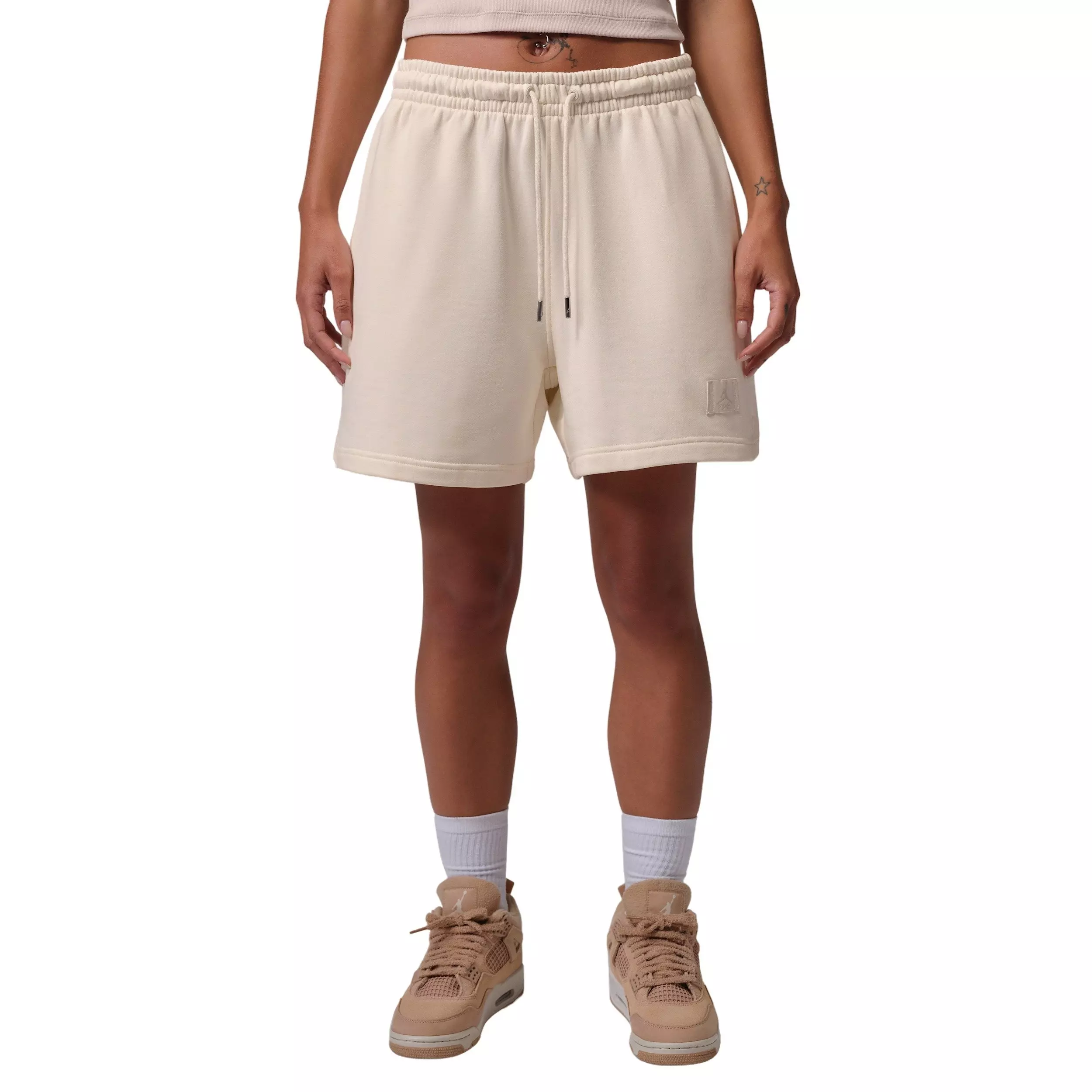 Jordan Women's Flight Fleece Shorts - IVORY