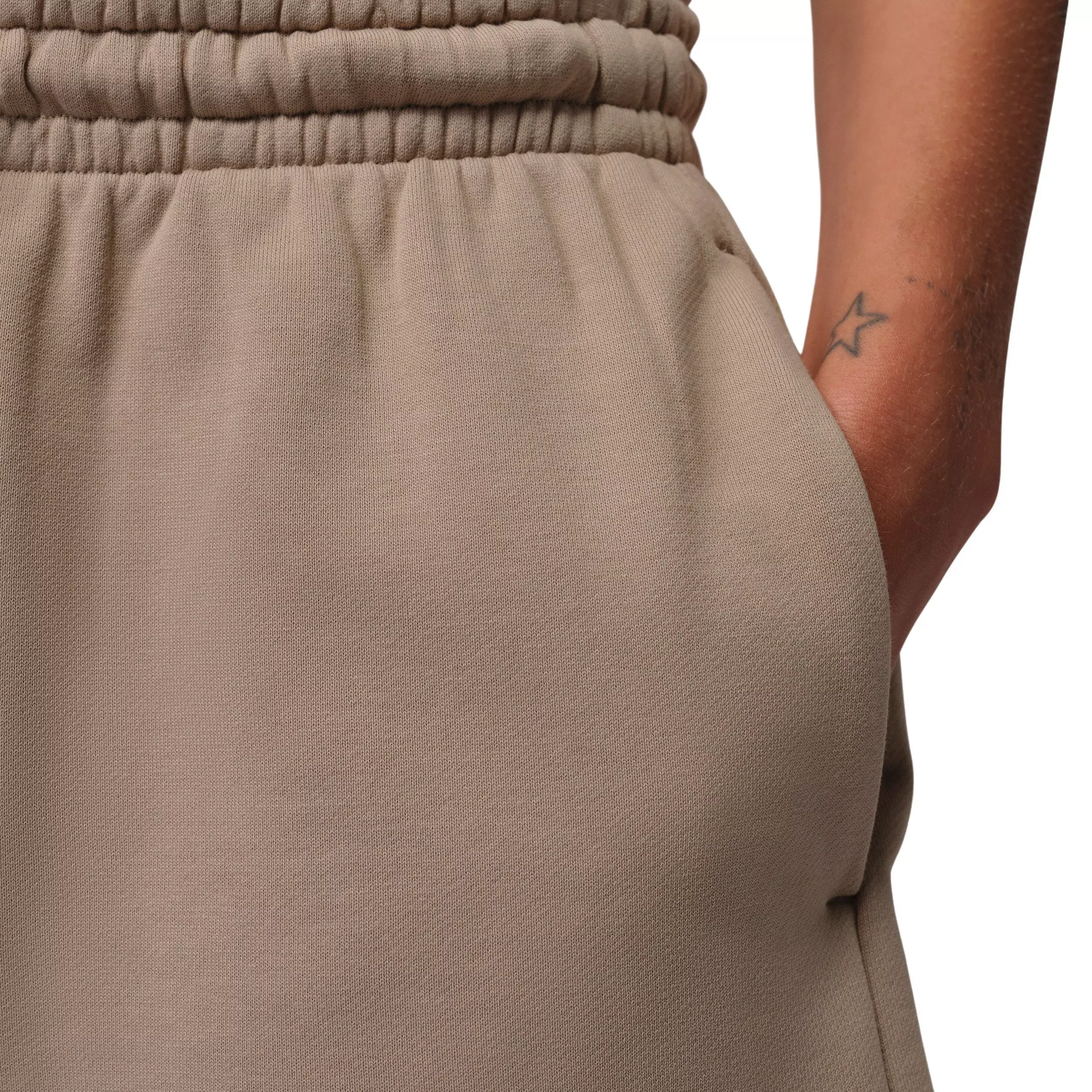 Jordan Women's Flight Fleece Shorts - KHAKI