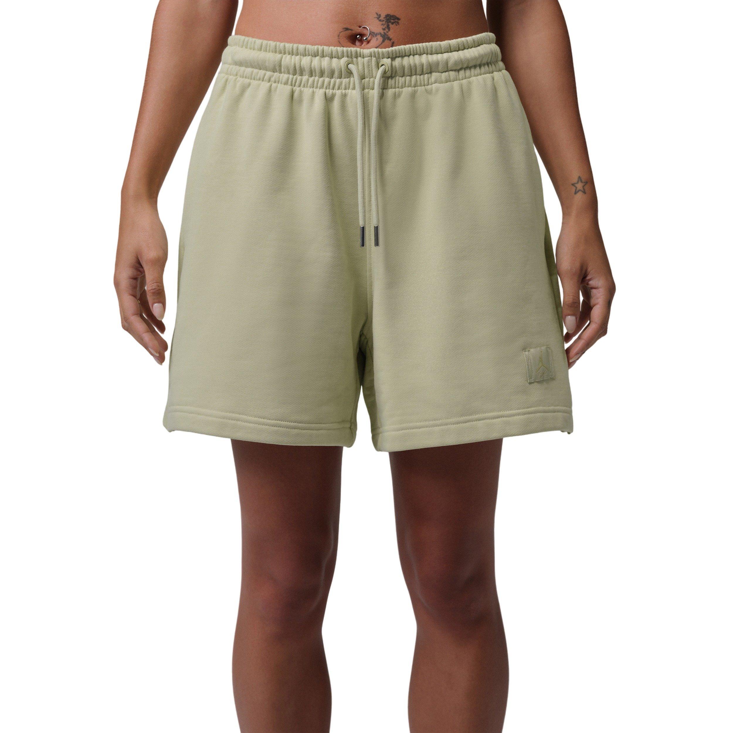 Jordan Women's Flight Fleece Shorts - OLIVE Thumbnail View 1
