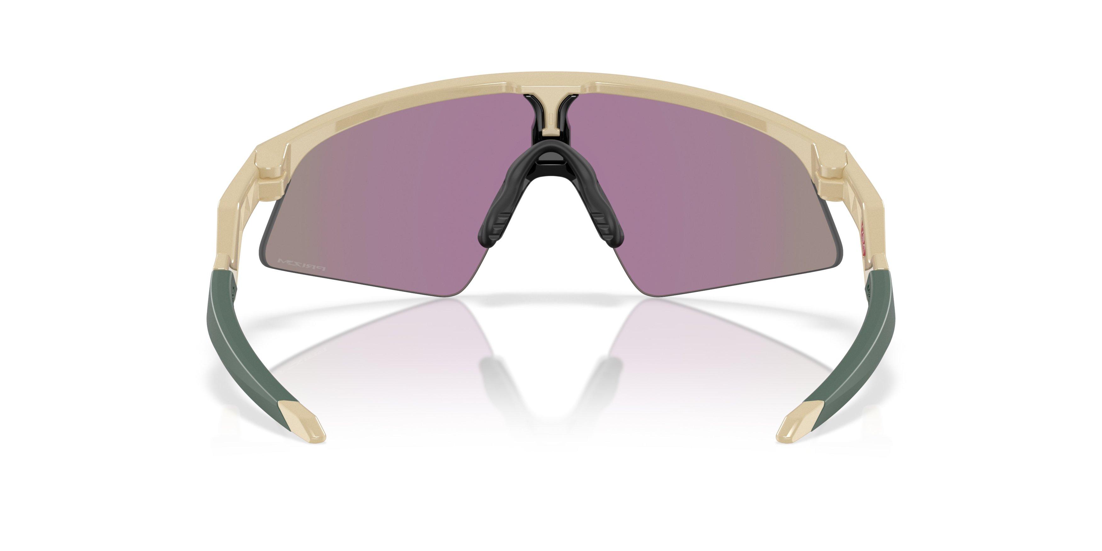 Oakley Youth Resistor Sweep Prizm Jade Sunglasses Desert Tan - TAN/GREEN Thumbnail View 3