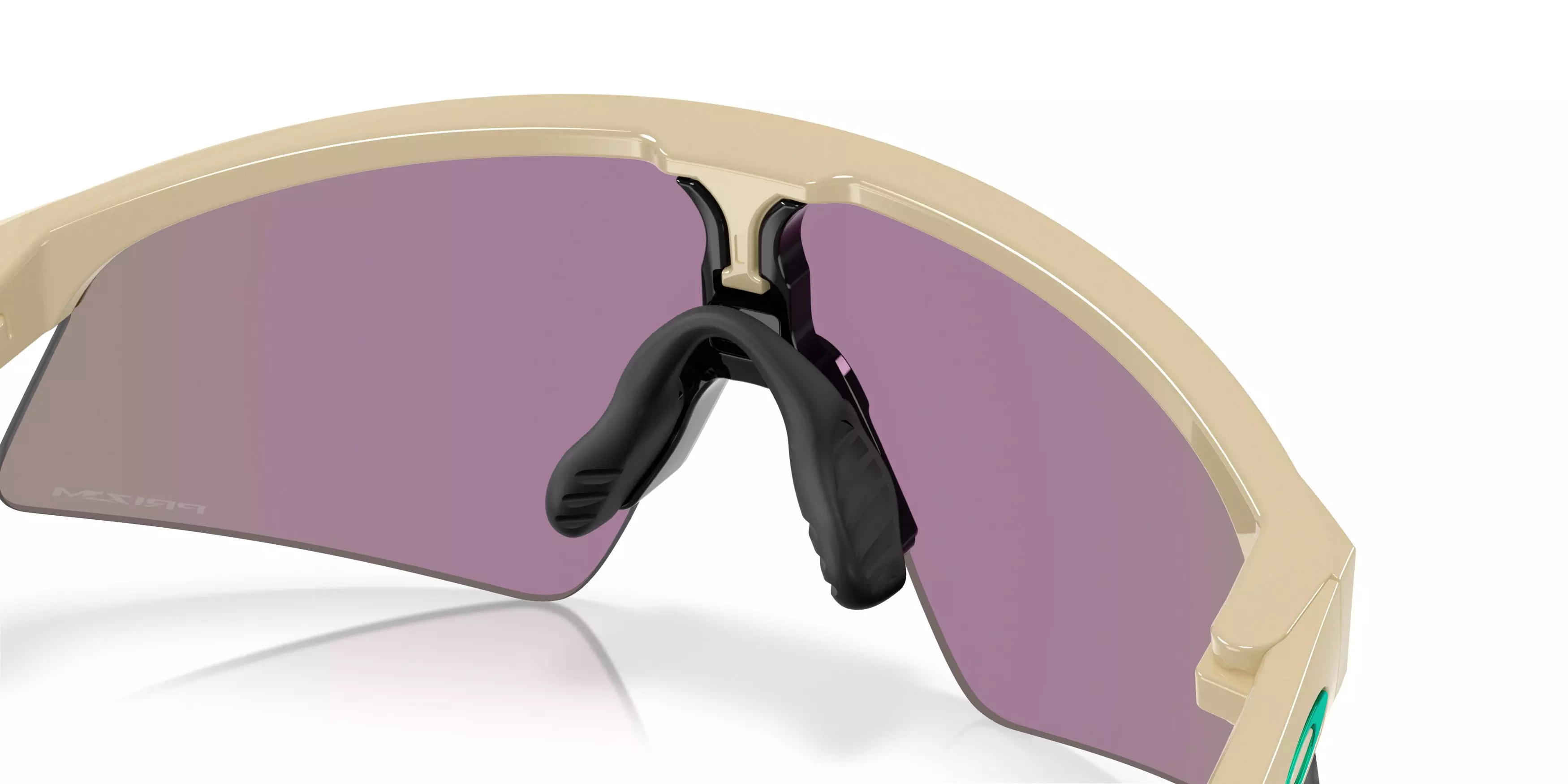 Oakley Youth Resistor Sweep Prizm Jade Sunglasses Desert Tan - TAN/GREEN