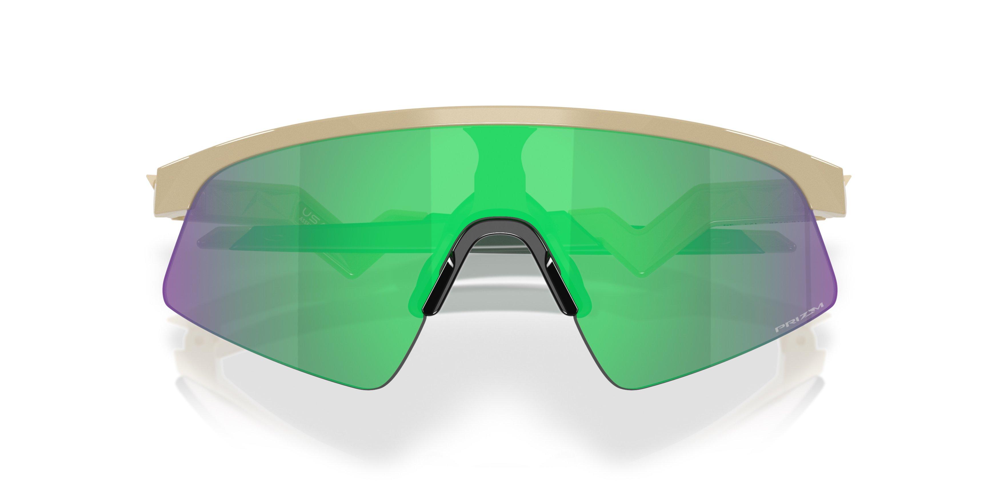 Oakley Youth Resistor Sweep Prizm Jade Sunglasses Desert Tan - TAN/GREEN Thumbnail View 8