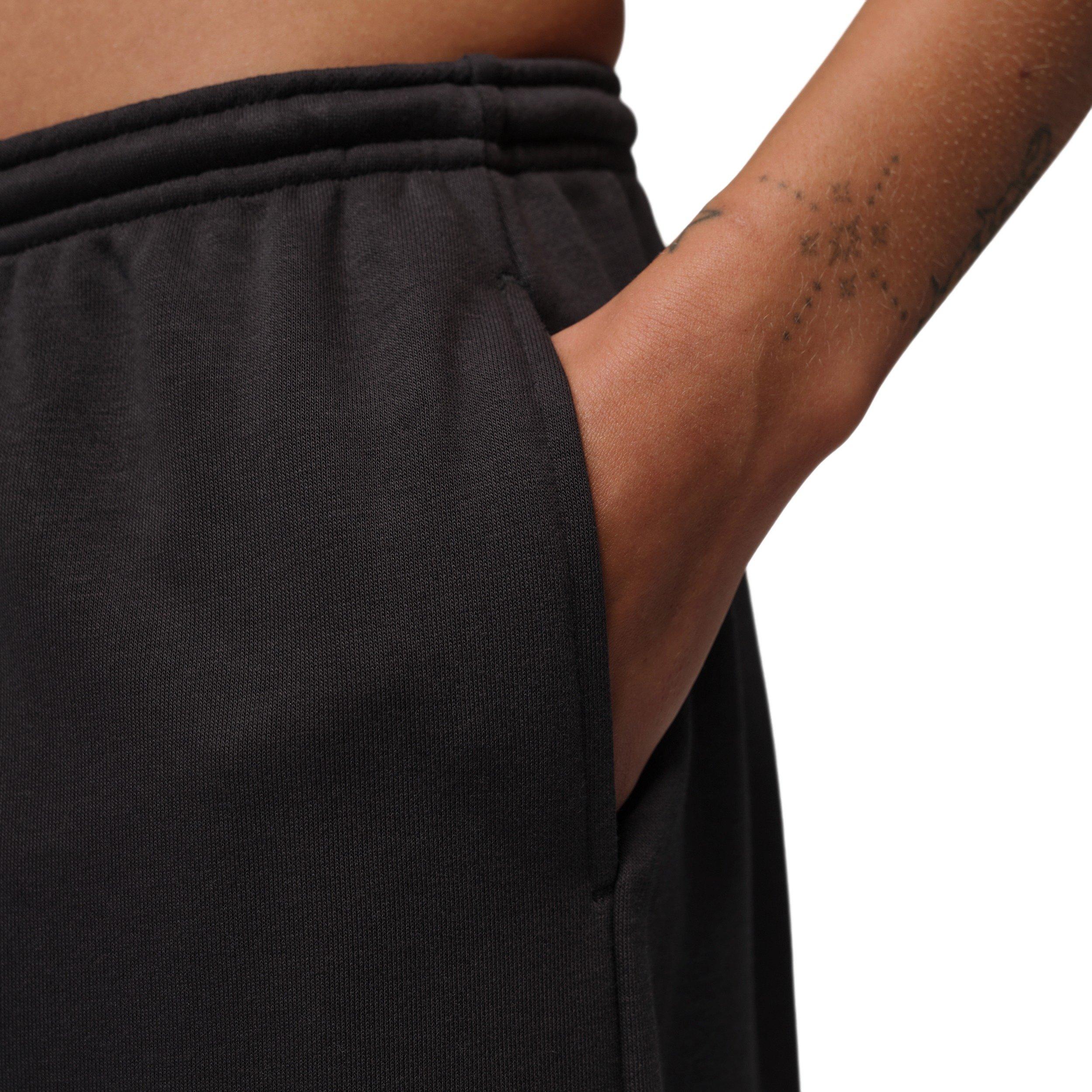 Jordan Women's Brooklyn Fleece French Terry Big Shorts - BLACK Thumbnail View 3