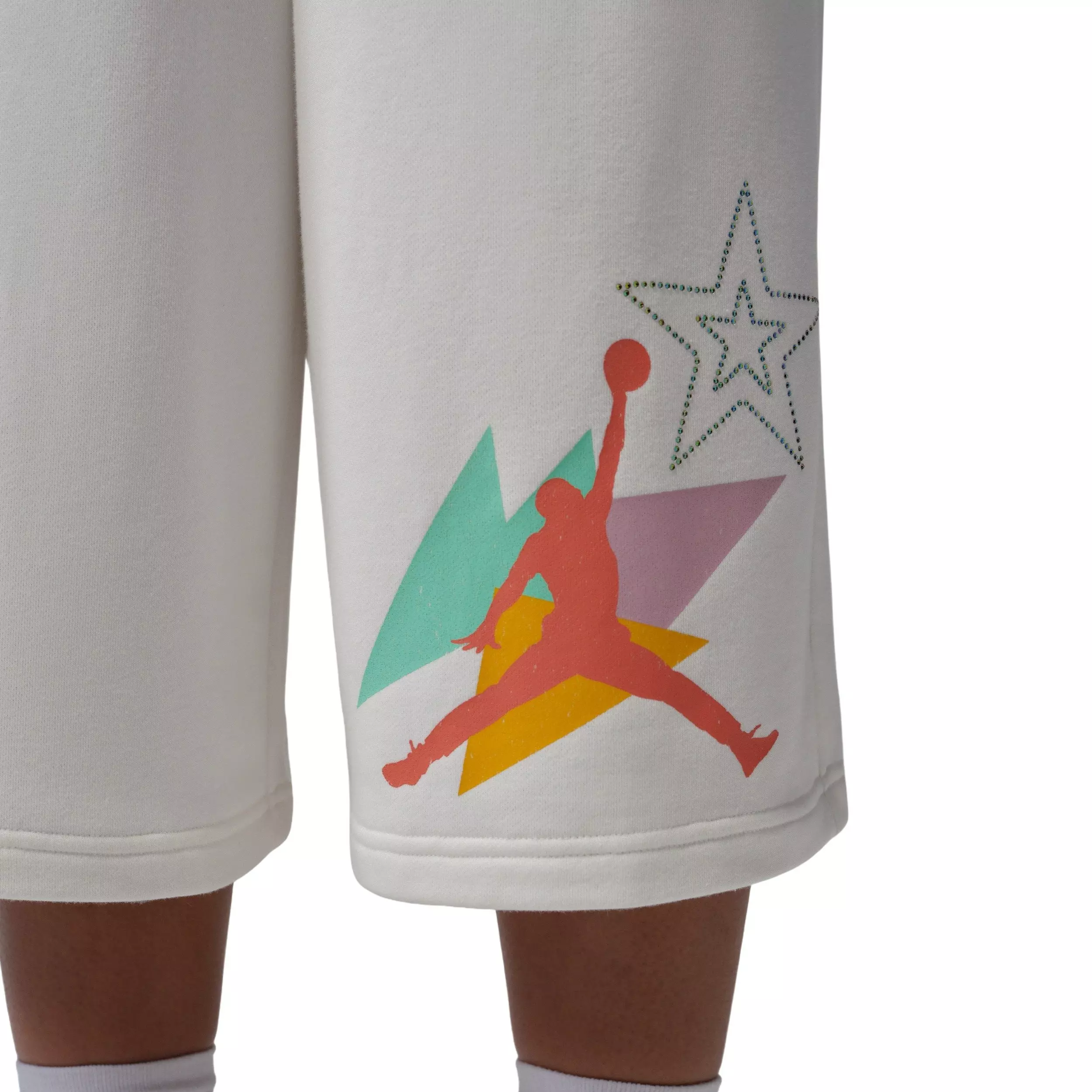 Jordan Women's Brooklyn Fleece French Terry Big Shorts - SAIL