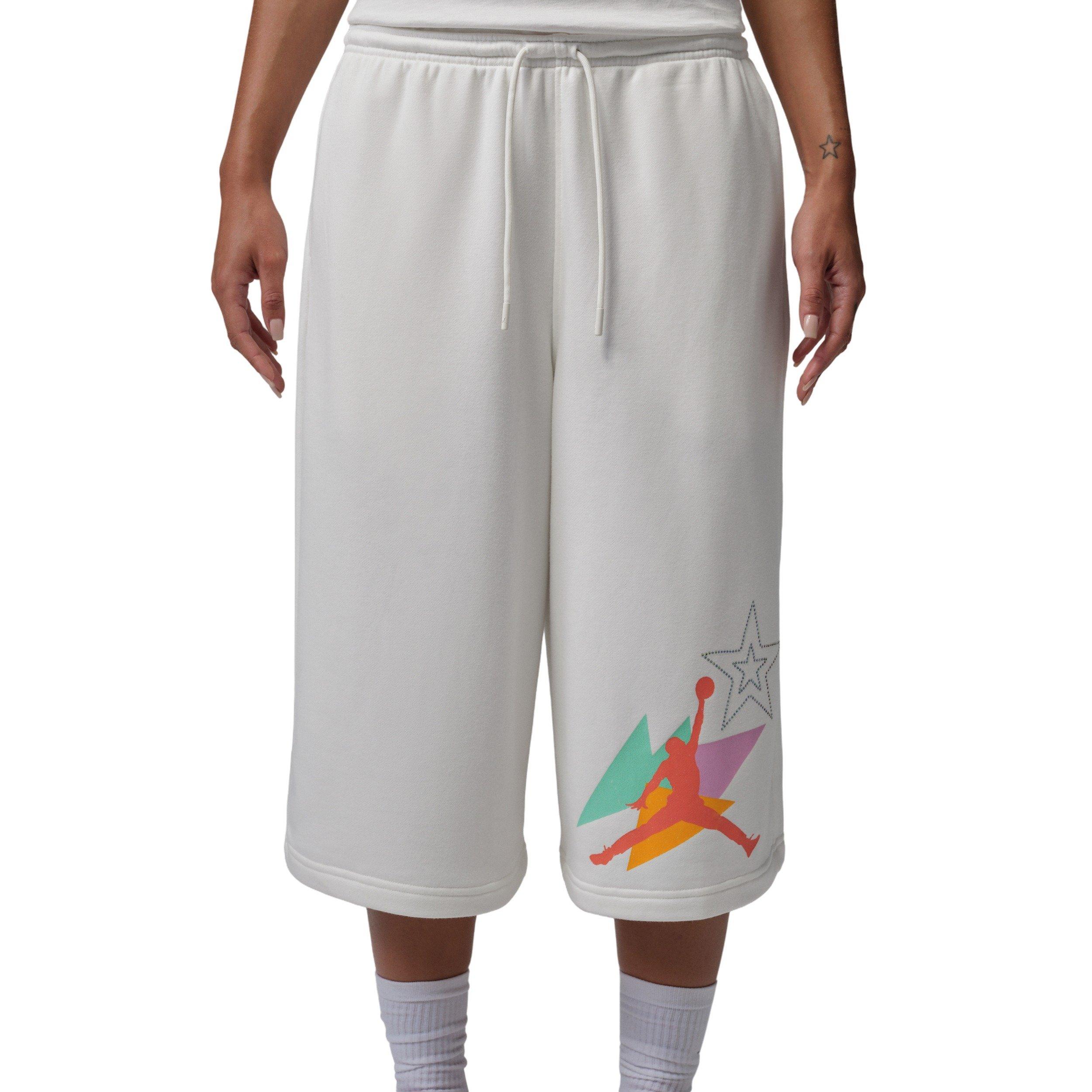Jordan Women's Brooklyn Fleece French Terry Big Shorts - SAIL Thumbnail View 5