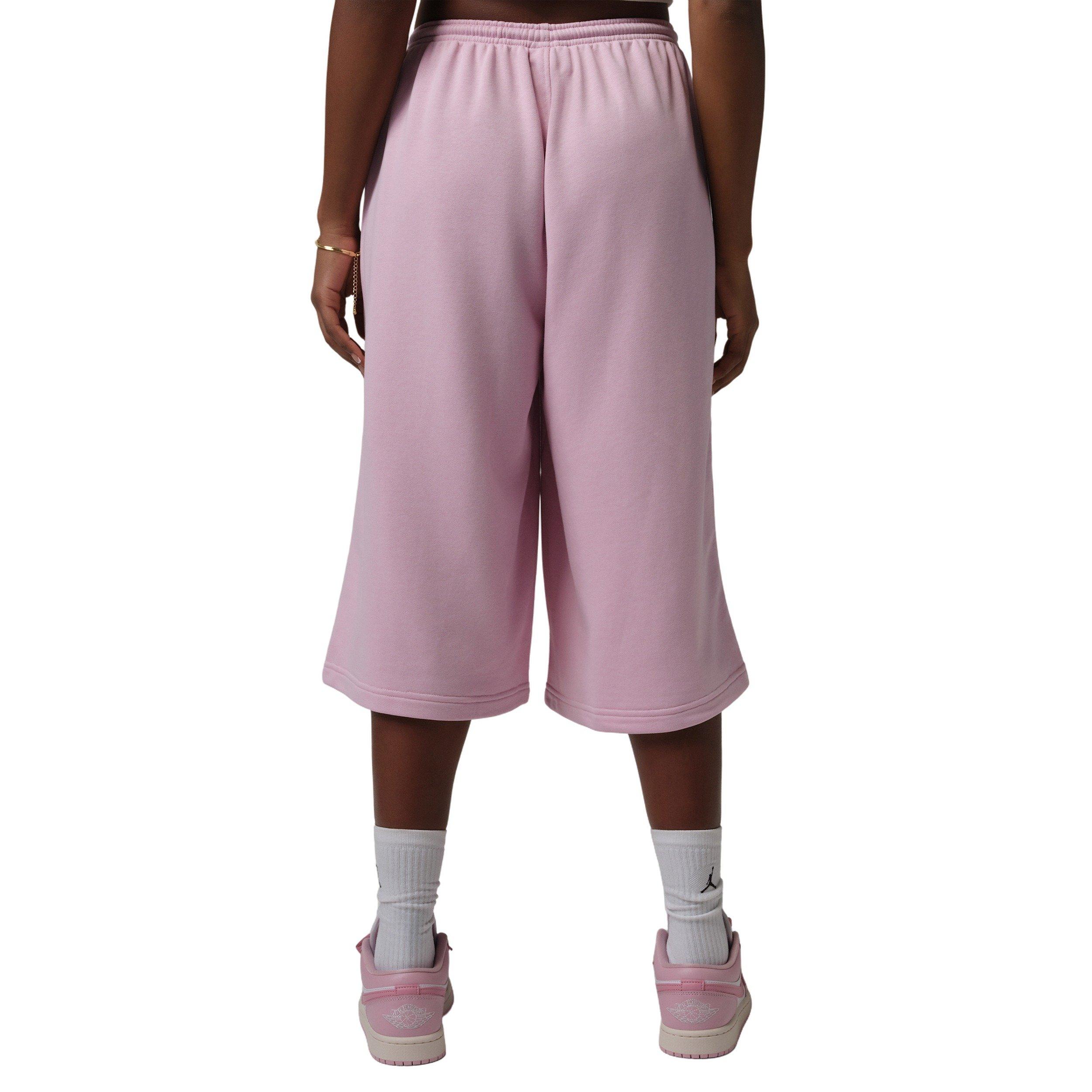 Jordan Women's Brooklyn Fleece French Terry Big Shorts - LIGHT PINK Thumbnail View 2