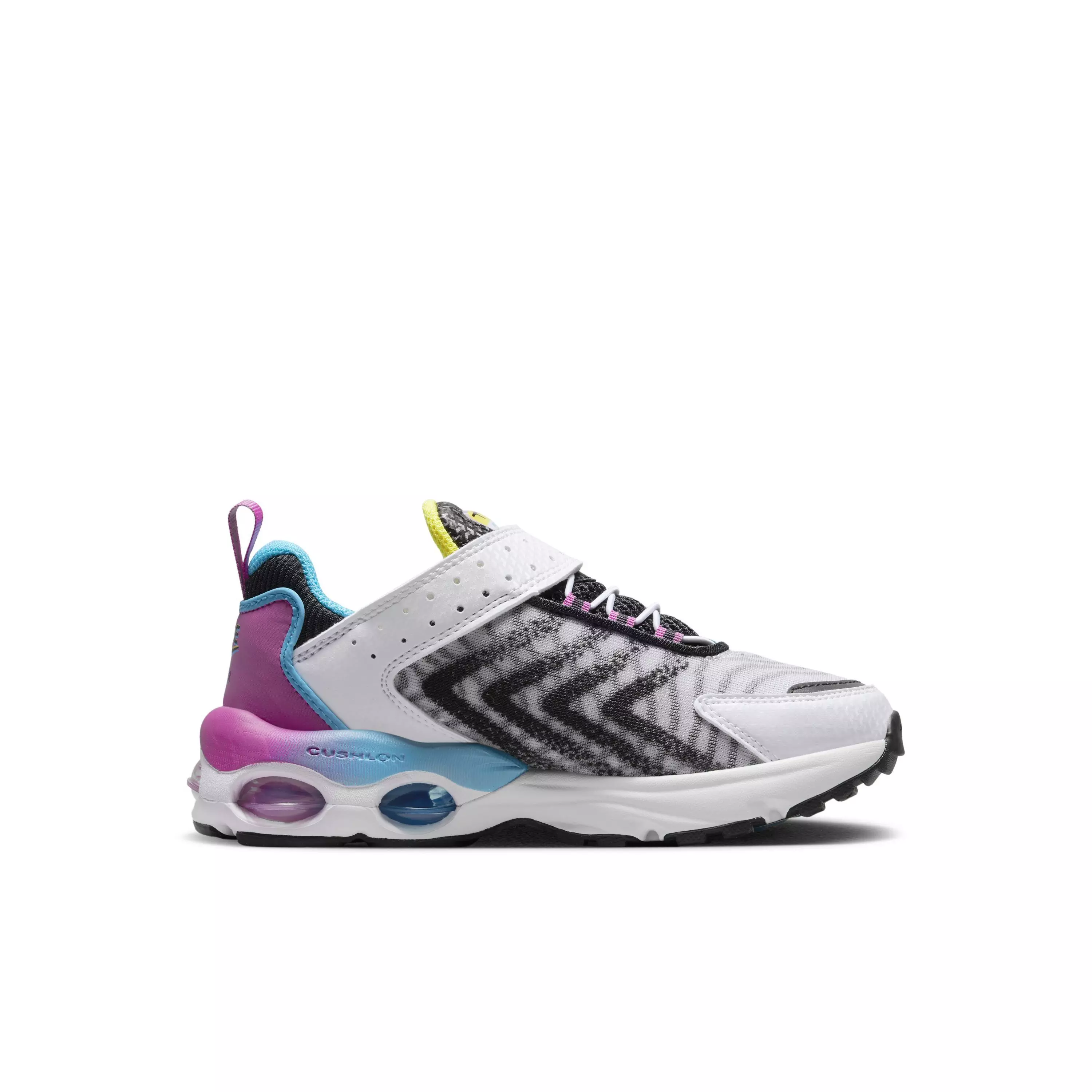 Nike Air Max TW SE "White/Blue Lightning/Black/Opti Yellow" Preschool Boys' Shoe - WHITE/BLUE/BLACK/YELLOW