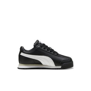 PUMA Roma 24 Standard "PUMA Black/PUMA White" Preschool Boys' Shoe