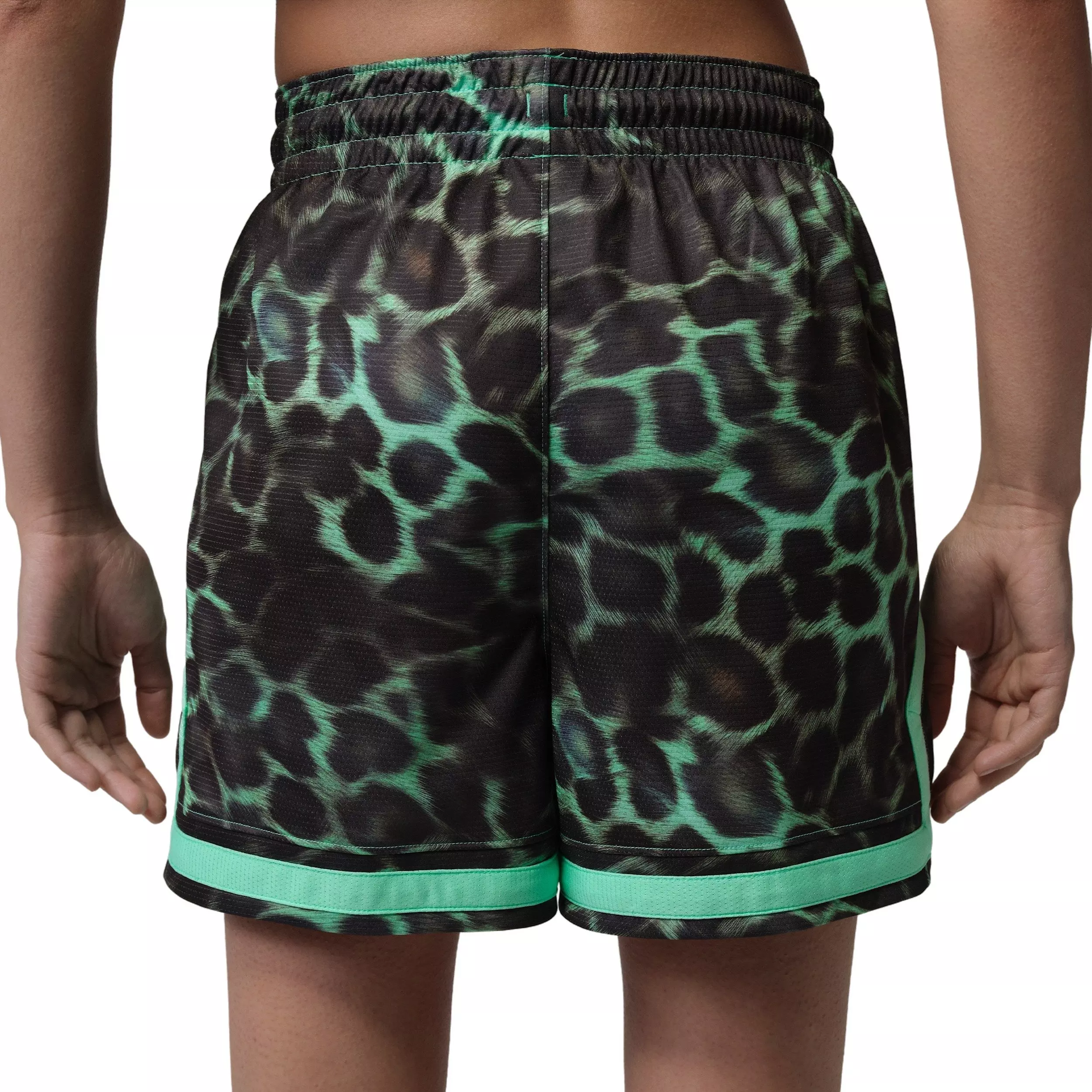 Jordan Women's Sport 4" Diamond Shorts - Green Glow - GREEN GLOW