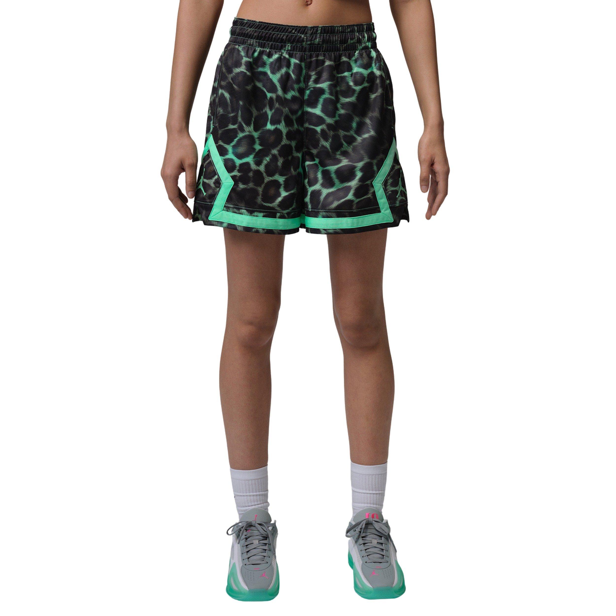 Jordan Women's Sport 4" Diamond Shorts - Green Glow - GREEN GLOW Thumbnail View 6