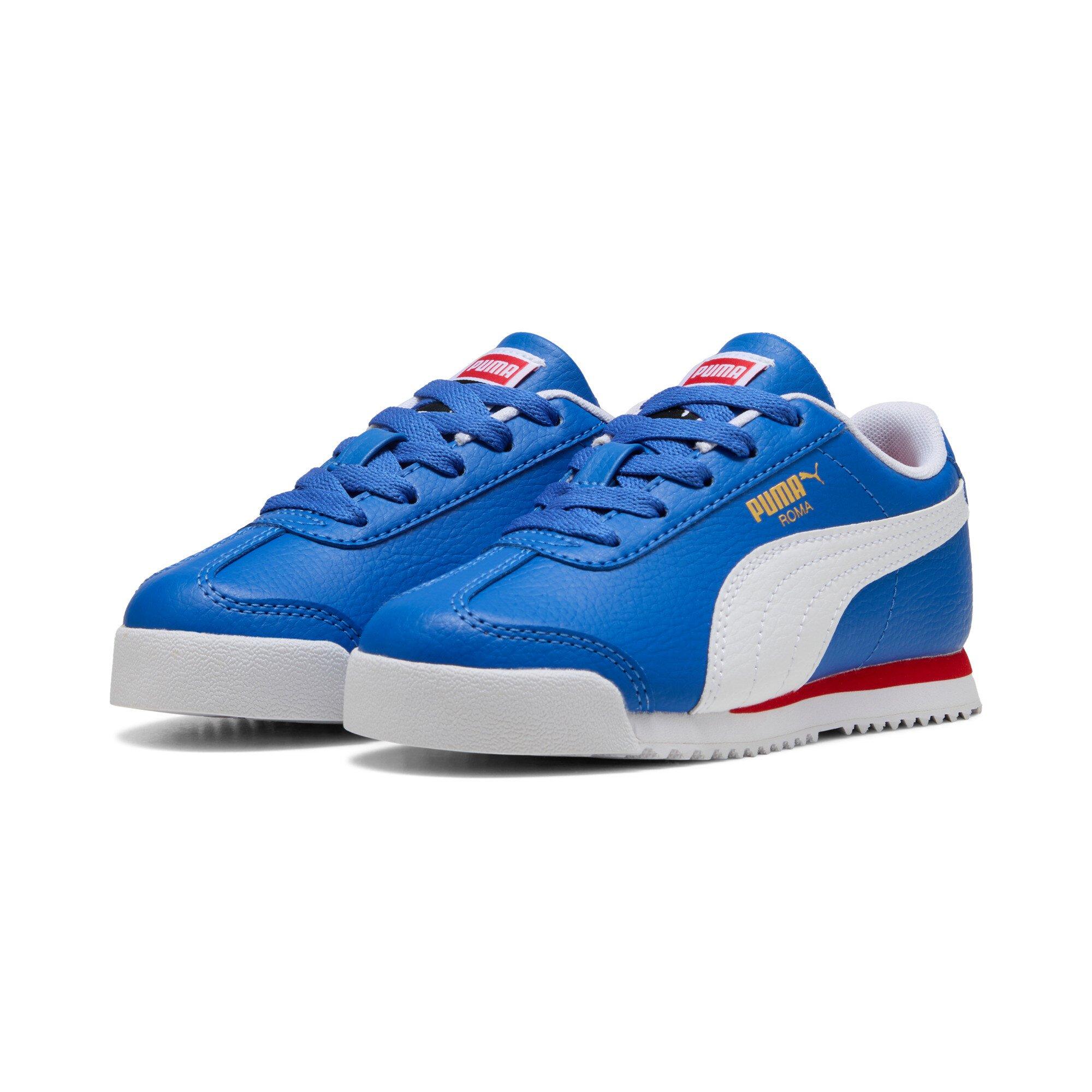 PUMA Roma 24 Standard Preschool Boys' "Mountain Blue/PUMA White" Shoe