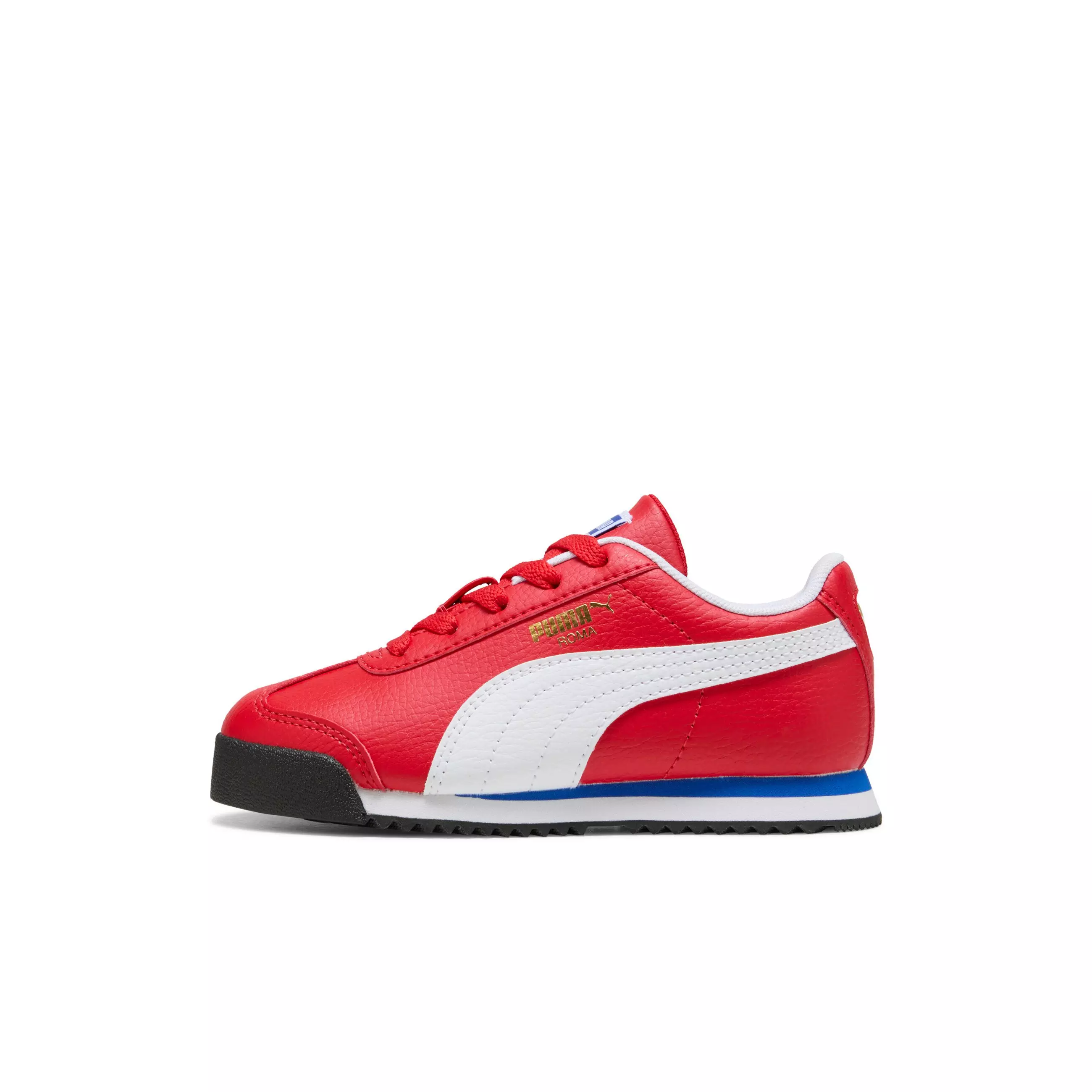 PUMA Roma 24 Standard "For All Time Red/PUMA White" Preschool Boys' Shoe - RED/WHITE