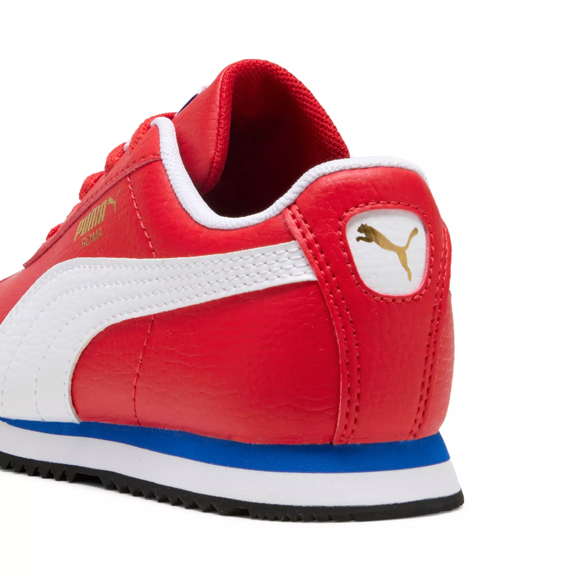 PUMA Roma 24 Standard "For All Time Red/PUMA White" Preschool Boys' Shoe - RED/WHITE