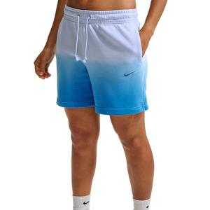 Nike Women's Sportswear Phoenix Fleece Dip-Dye Mid-Rise Shorts