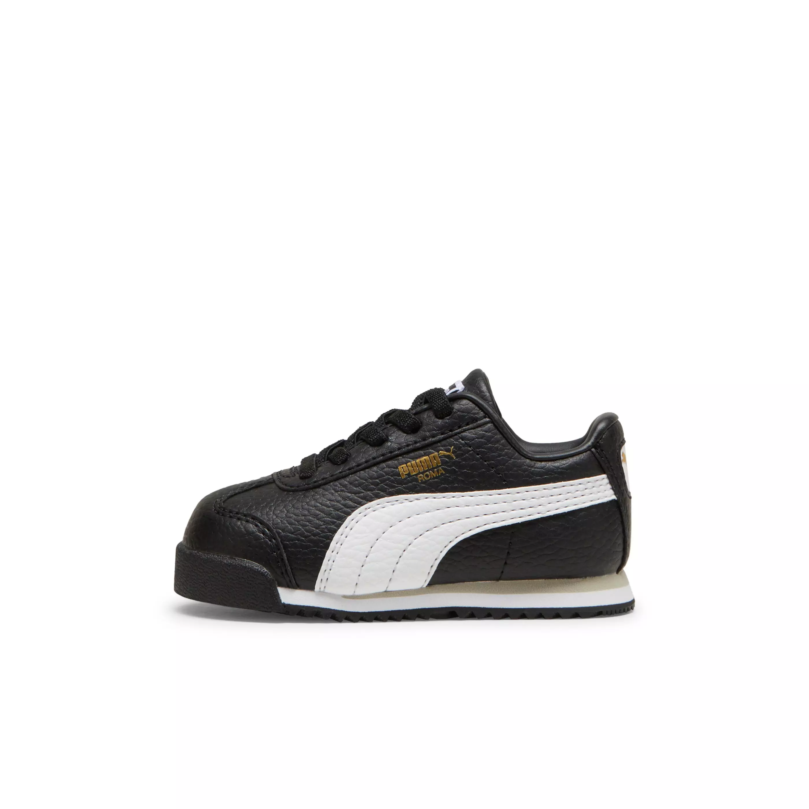 PUMA Roma 24 Standard "PUMA Black/PUMA White" Infant Boys' Shoe - BLACK/WHITE