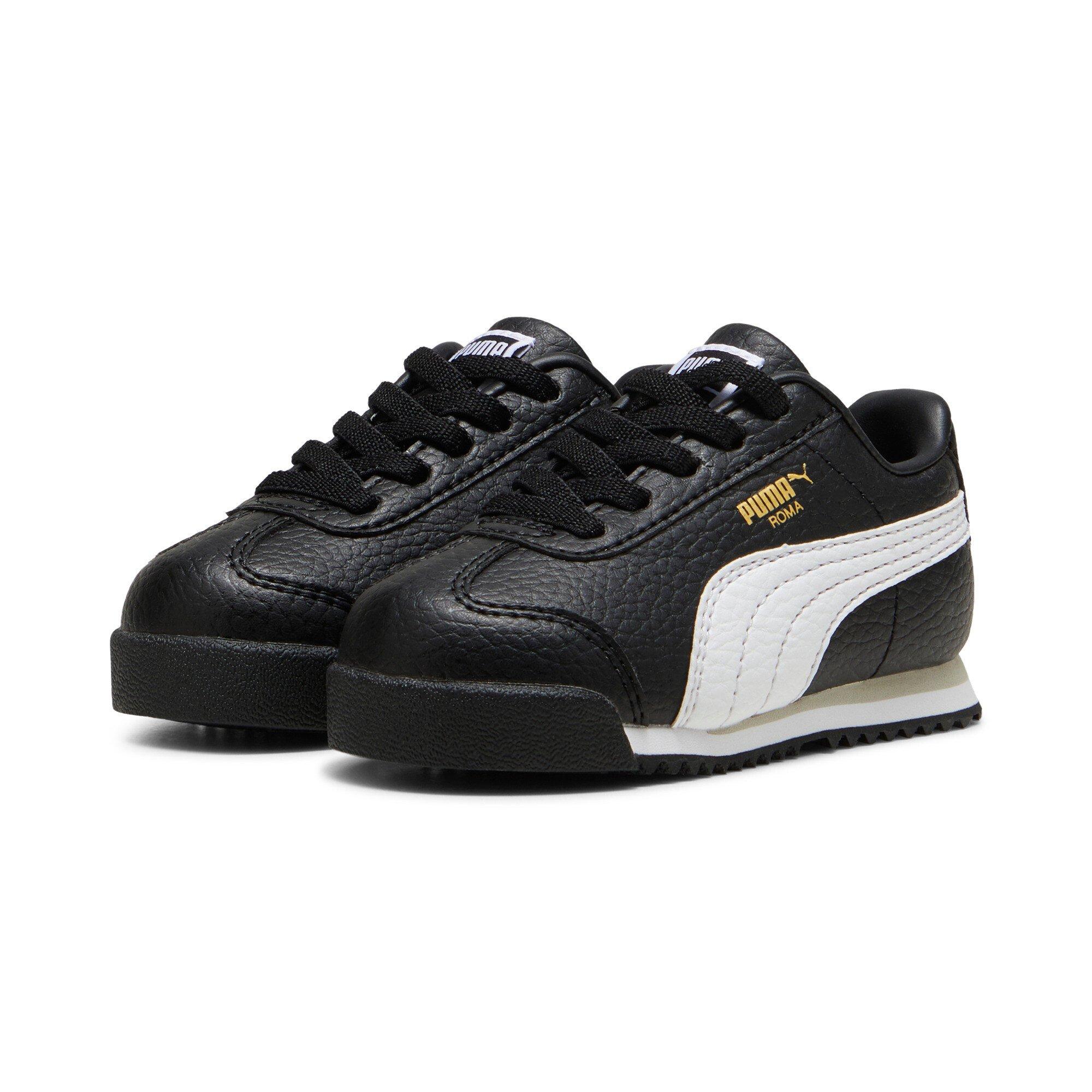 PUMA Roma 24 Standard Infant Boys' "PUMA Black/PUMA White" Shoe