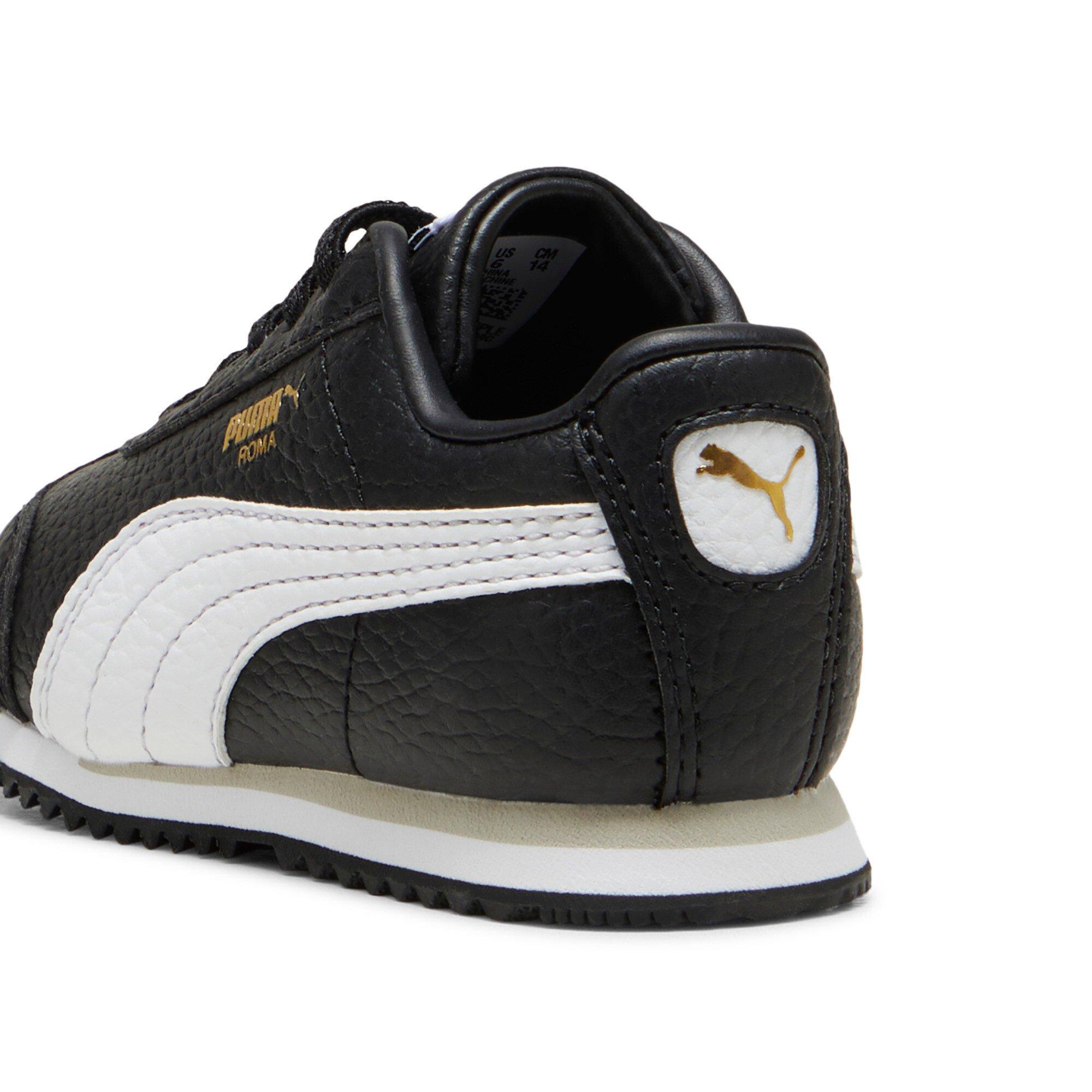 PUMA Roma 24 Standard Infant Boys' "PUMA Black/PUMA White" Shoe