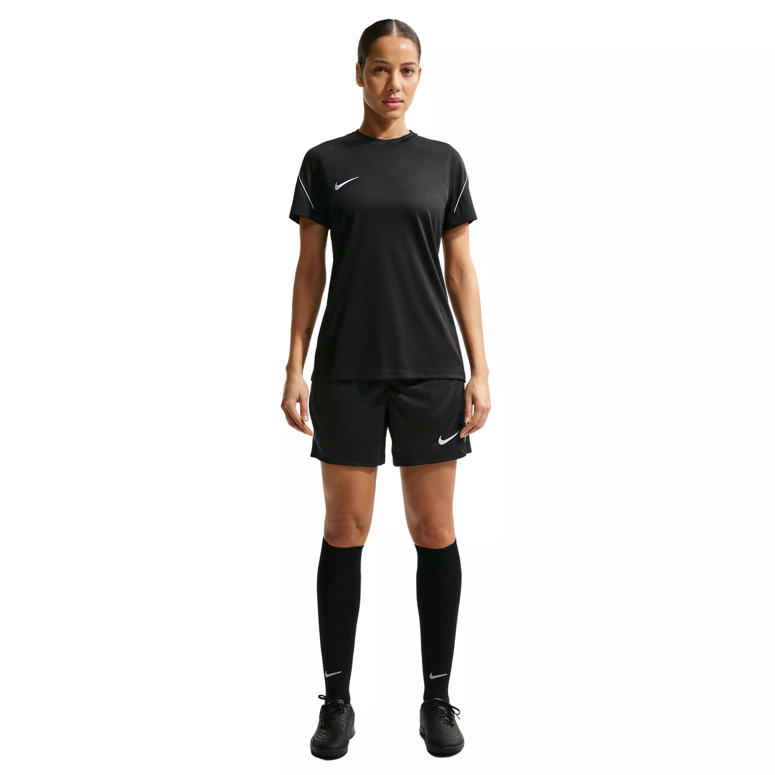 Nike Women's Strike Dri-FIT Soccer Knit Shorts - BLACK/WHITE