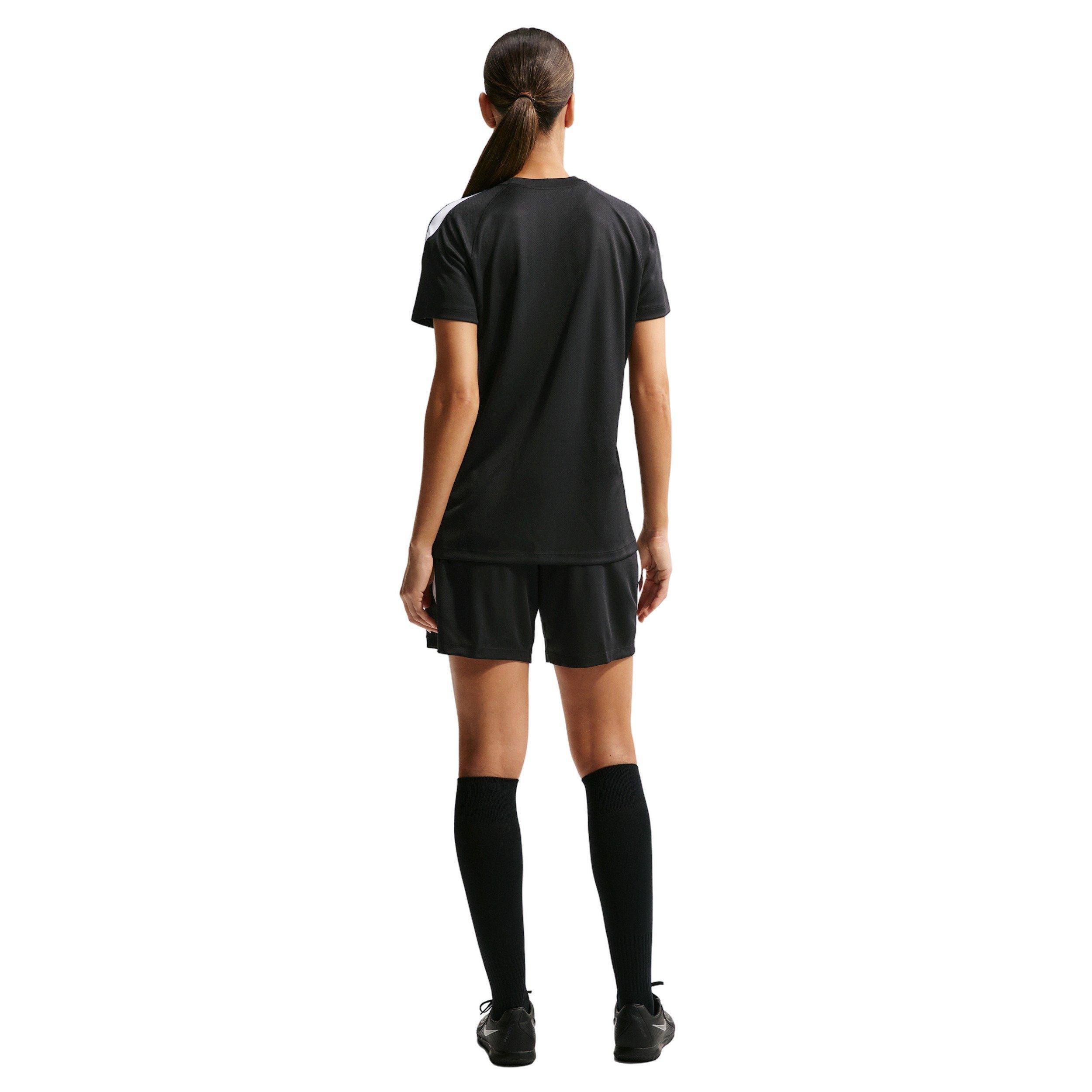 Nike Women's Strike Dri-FIT Soccer Knit Shorts - BLACK/WHITE Thumbnail View 2