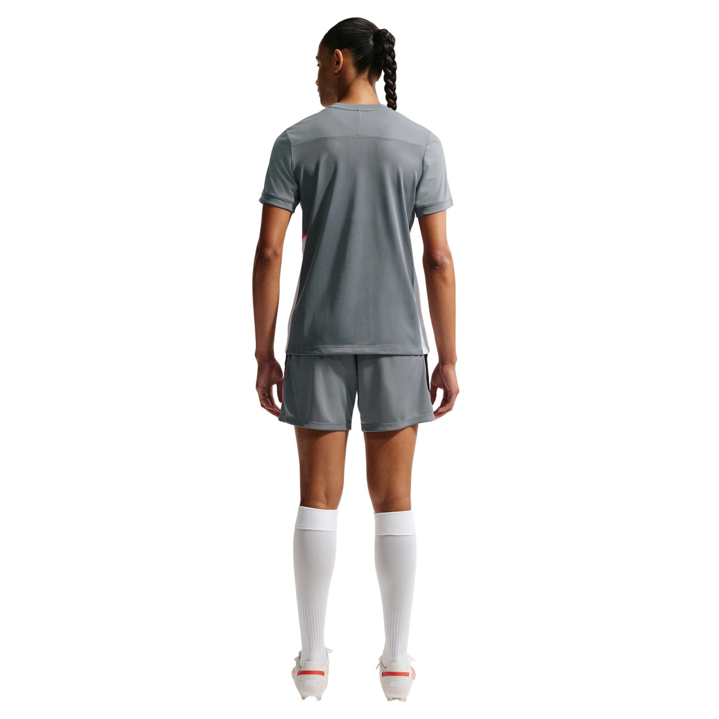 Nike Women's Strike Dri-FIT Soccer Knit Shorts - GREY/BLACK Thumbnail View 2