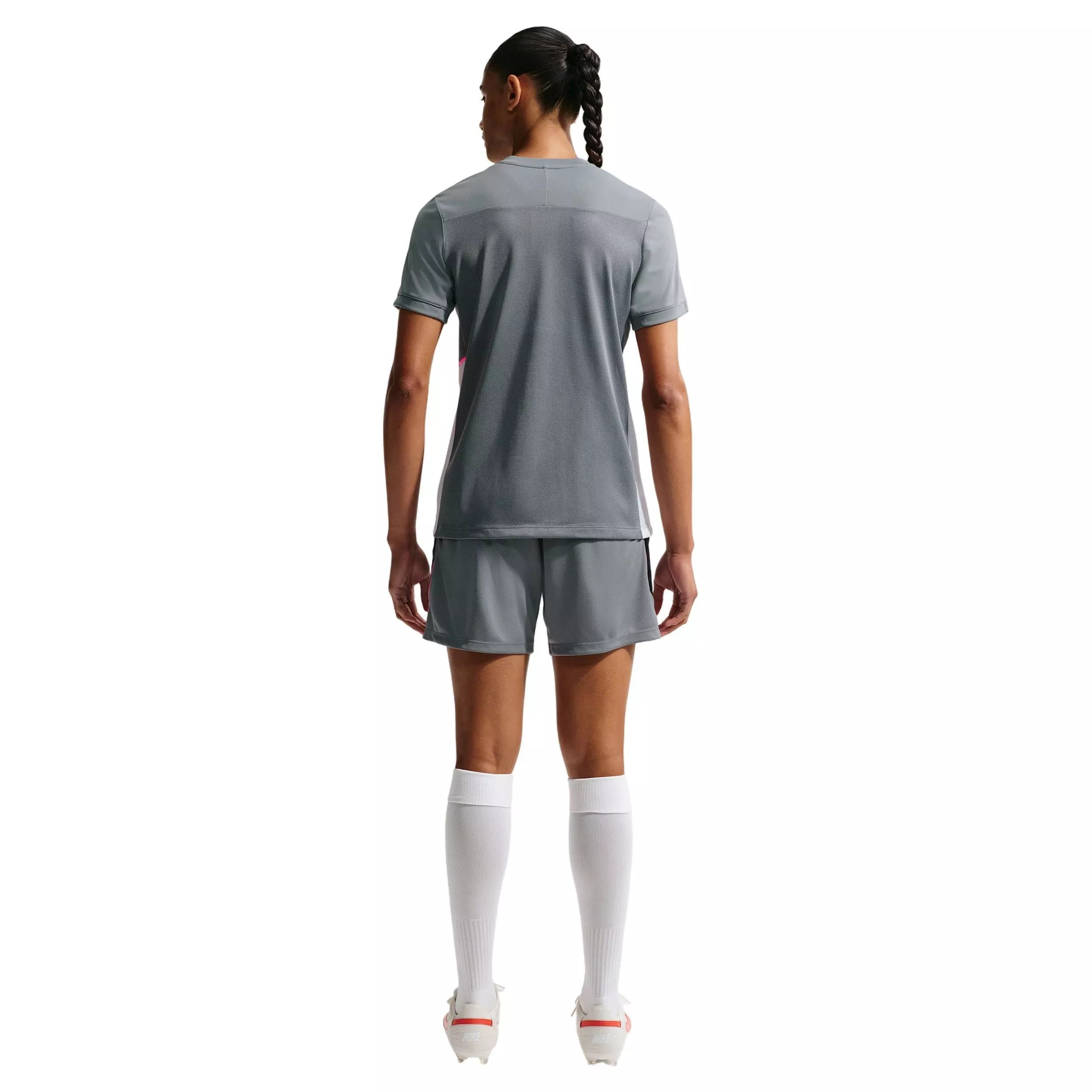 Nike Women's Strike Dri-FIT Soccer Knit Shorts - GREY/BLACK
