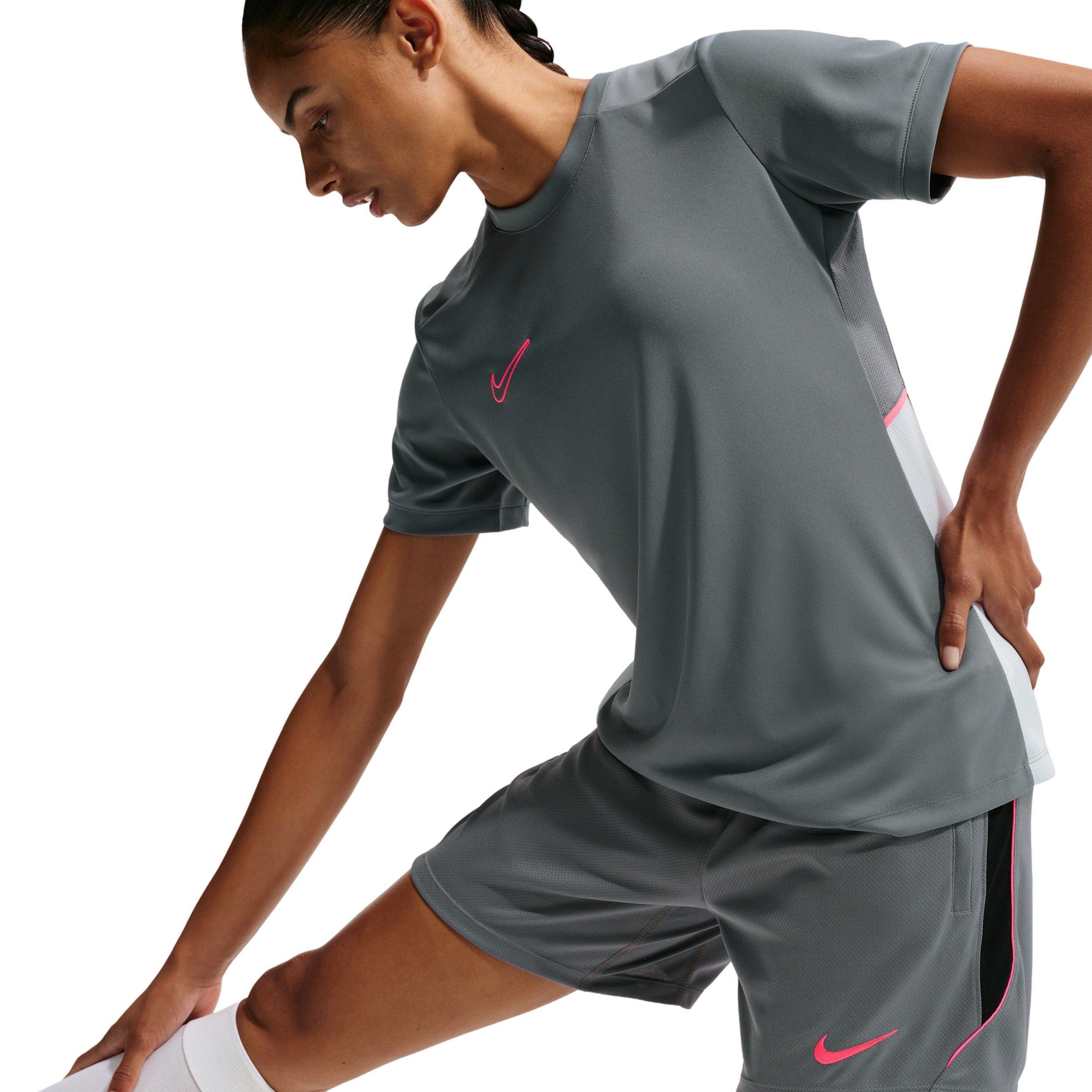Nike Women's Strike Dri-FIT Soccer Knit Shorts - GREY/BLACK Thumbnail View 5