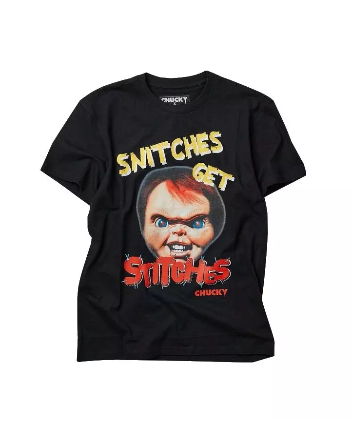 Reason Men's Chucky Stitches Short Sleeve Tee - Black - BLACK