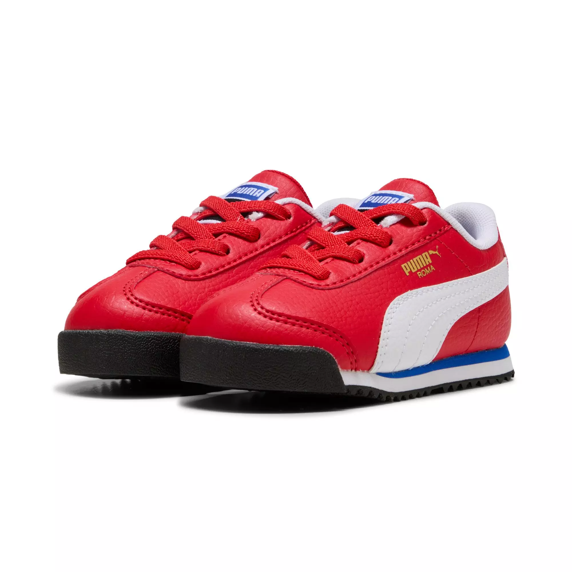 PUMA Roma 24 Standard "For All Time Red/PUMA White" Infant Boys' Shoe - RED/WHITE