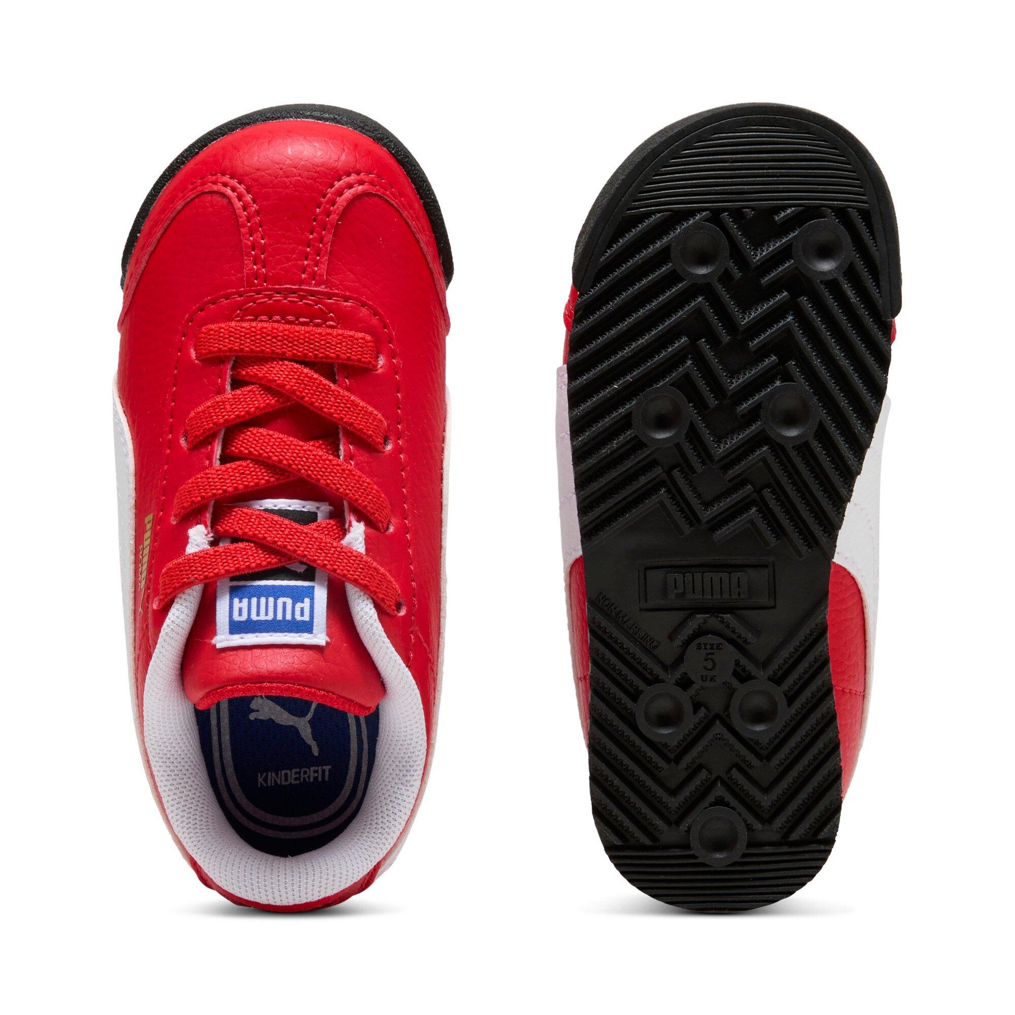 PUMA Roma 24 Standard Infant Boys' "For All Time Red/PUMA White" Shoe