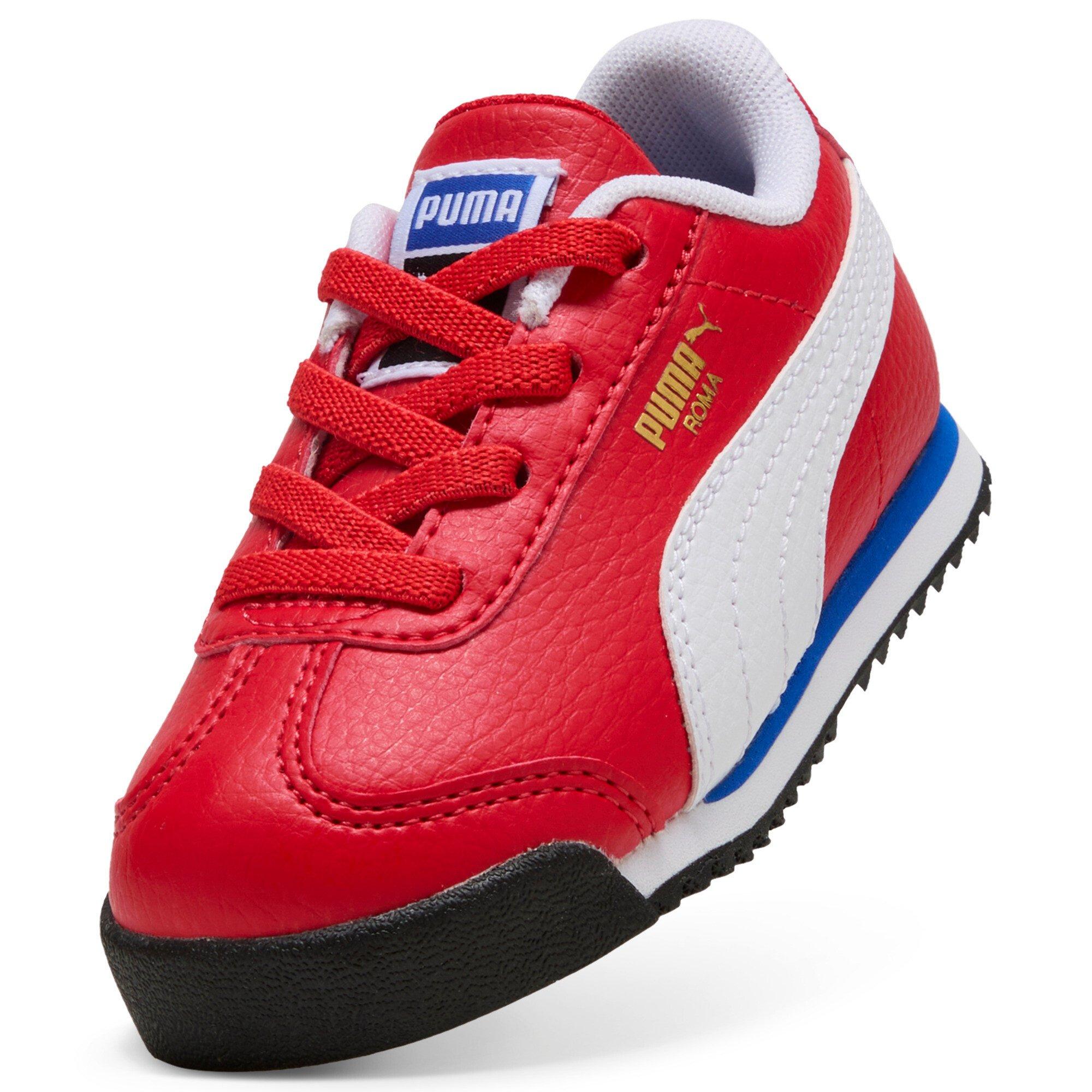 PUMA Roma 24 Standard Infant Boys' "For All Time Red/PUMA White" Shoe