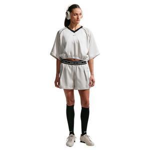 Nike Women's Sportswear Loose Mid-Rise Satin Shorts - Lt Bone/Black